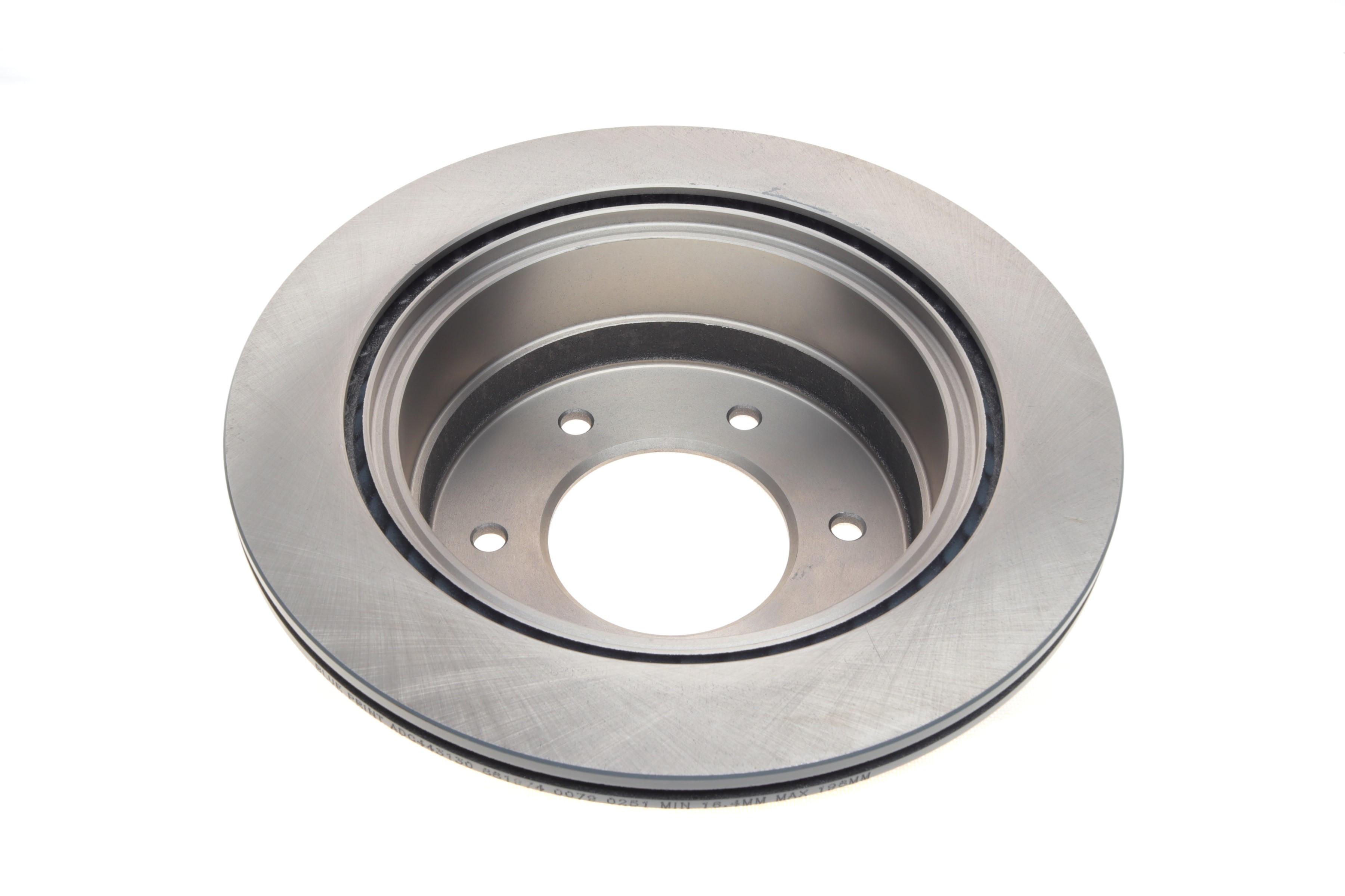 Диск гальмівний (задній) Mitsubishi Pajero Sport 2.5D 3.0i 96- (315x18)