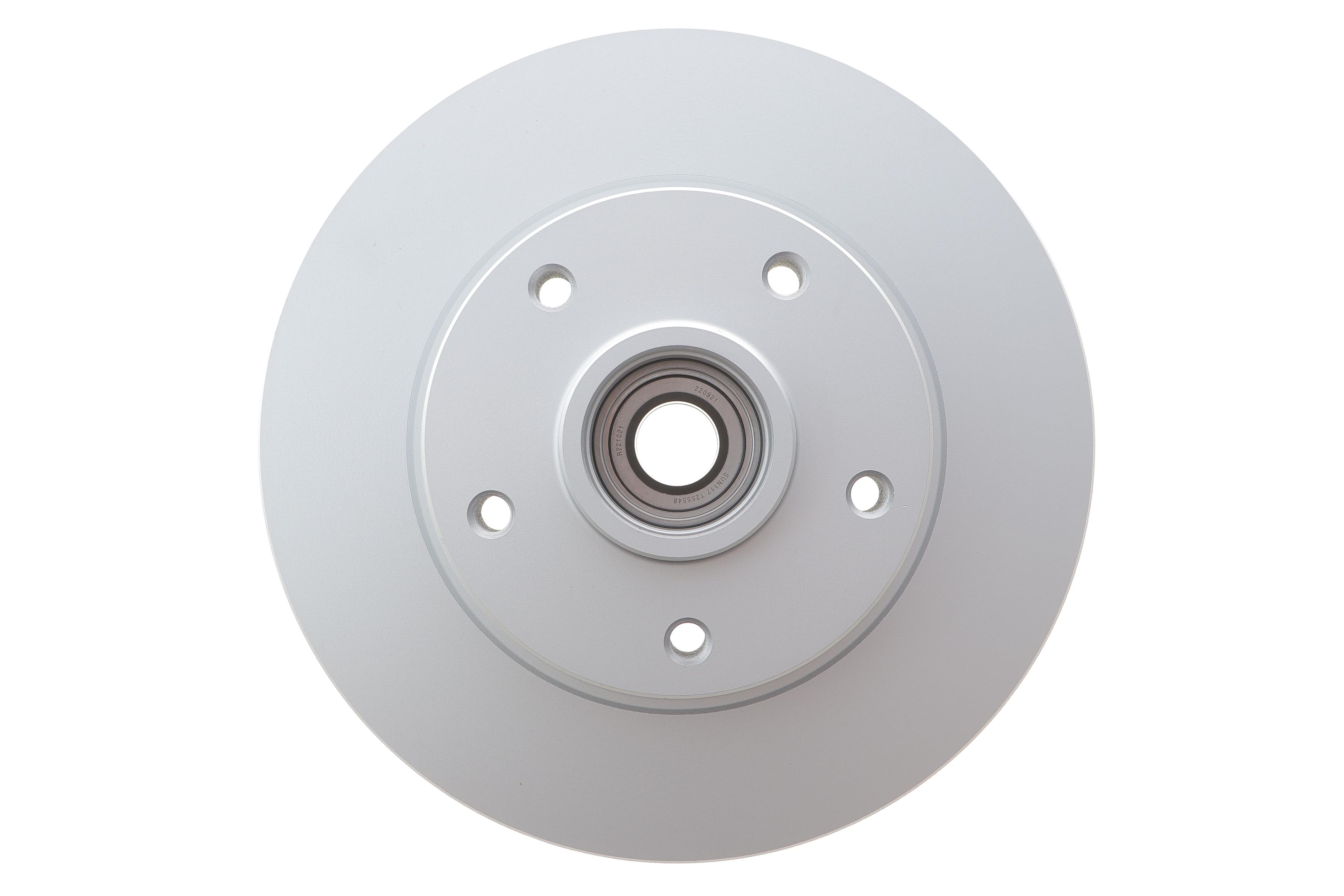 Диск гальмівний (задній) Renault Megane III 08- (260x8) (+ABS) (з підшипником) (з покр.) (повний)