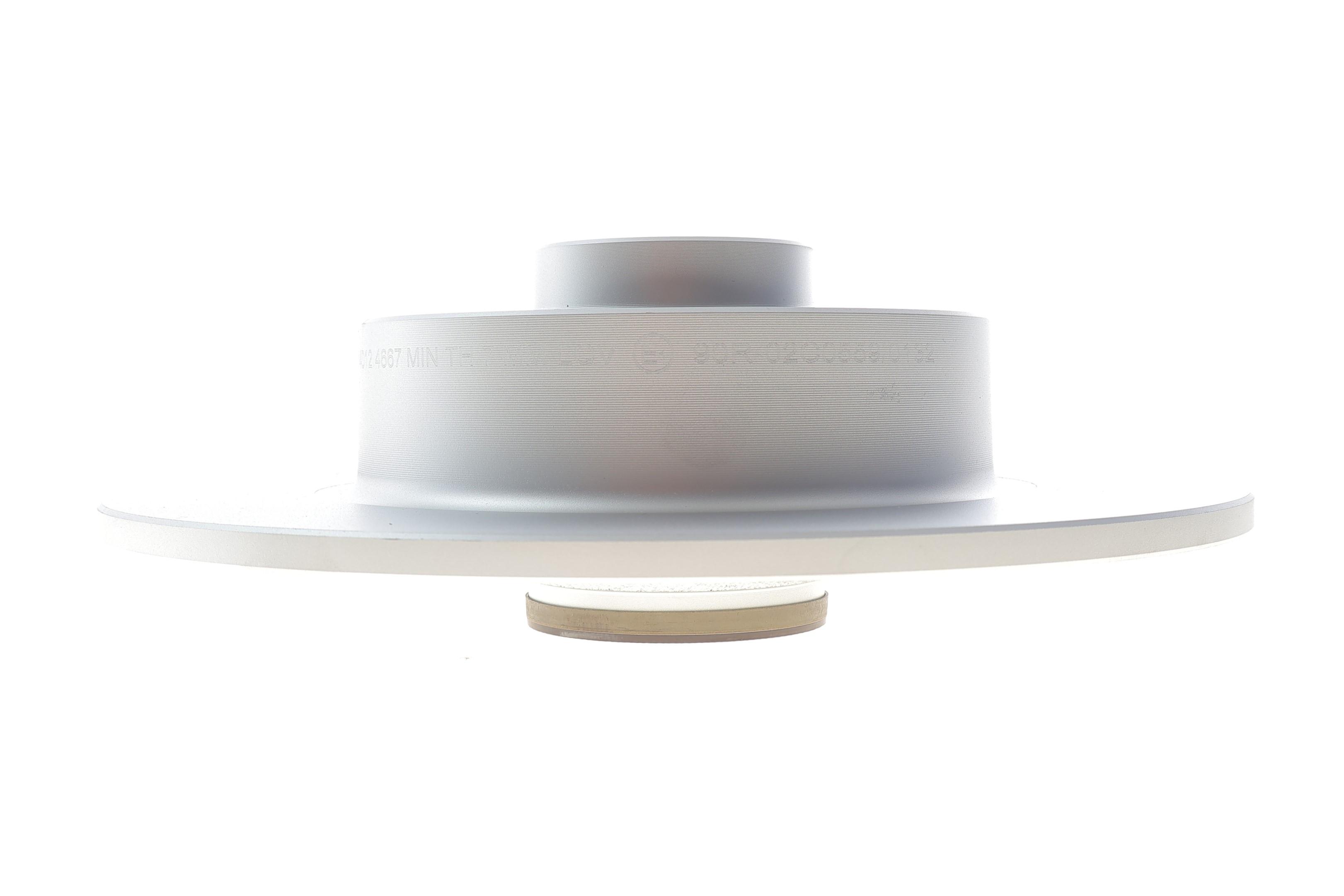 Диск гальмівний (задній) Renault Megane III 08- (260x8) (+ABS) (з підшипником) (з покр.) (повний)