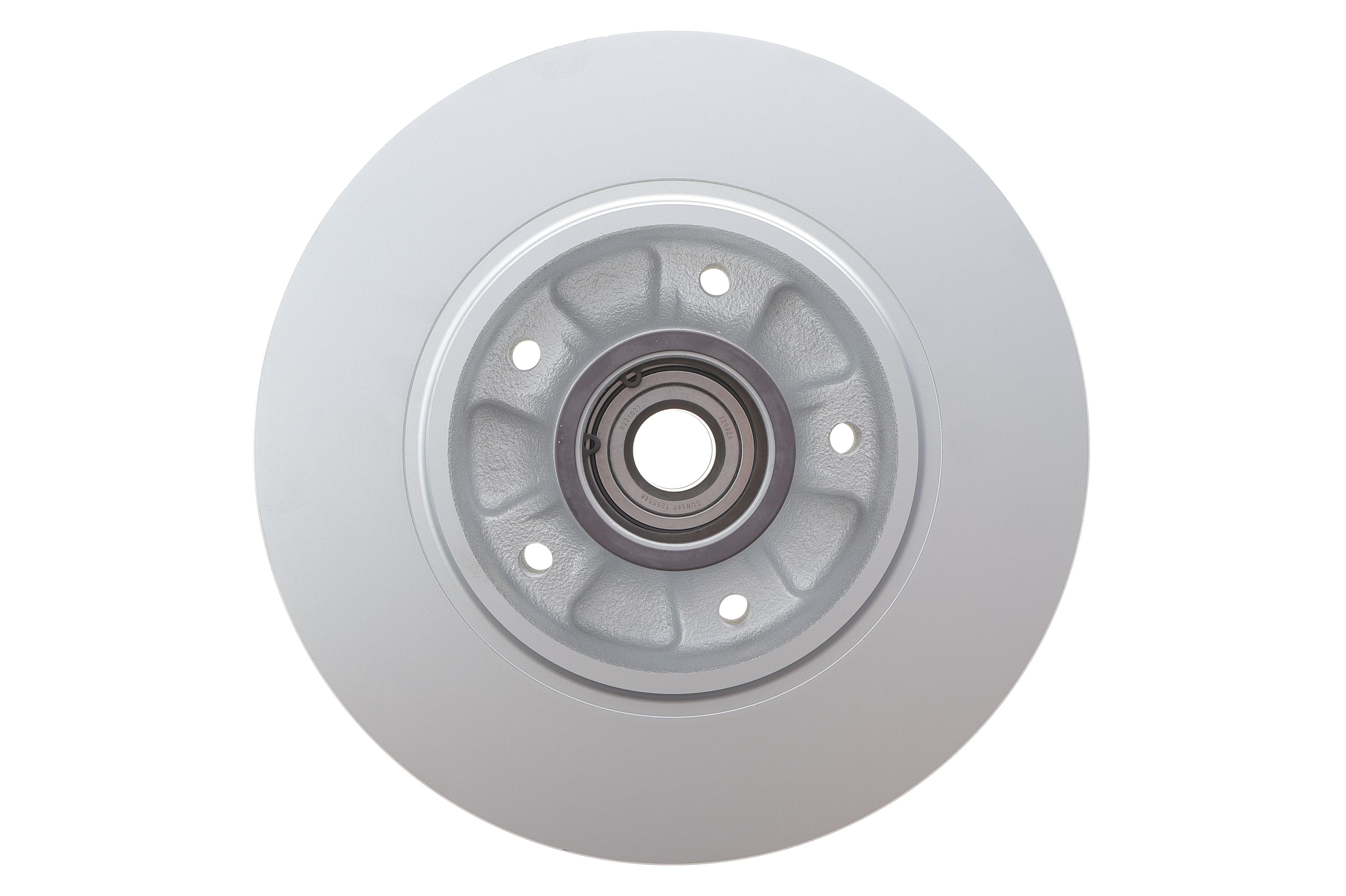 Диск гальмівний (задній) Renault Megane III 08- (260x8) (+ABS) (з підшипником) (з покр.) (повний)