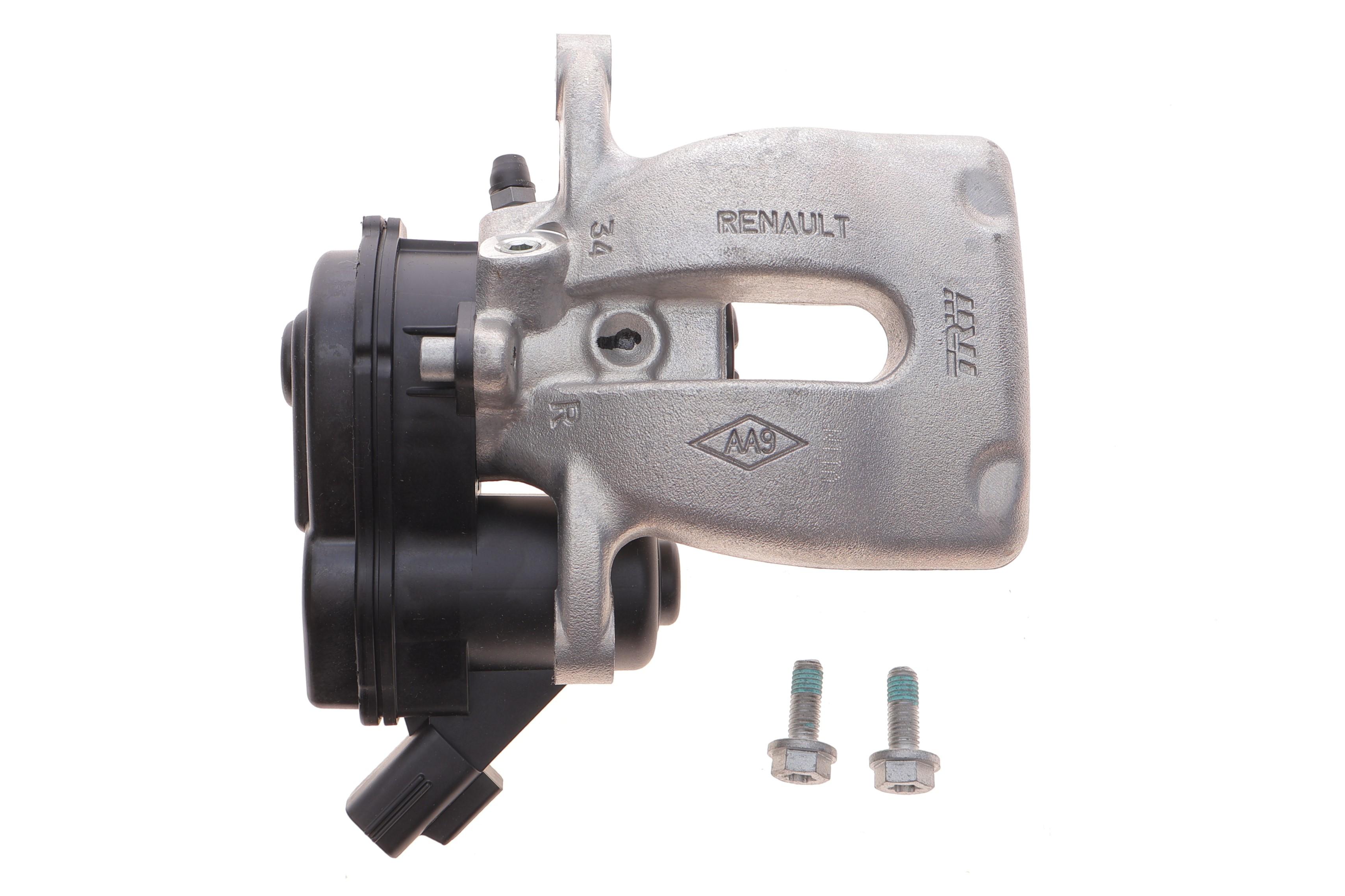 Супорт гальмівний (задній) (R) Renault Megane III 1.5-2.0/dCi/TCe (d=34mm) (TRW) (електро)