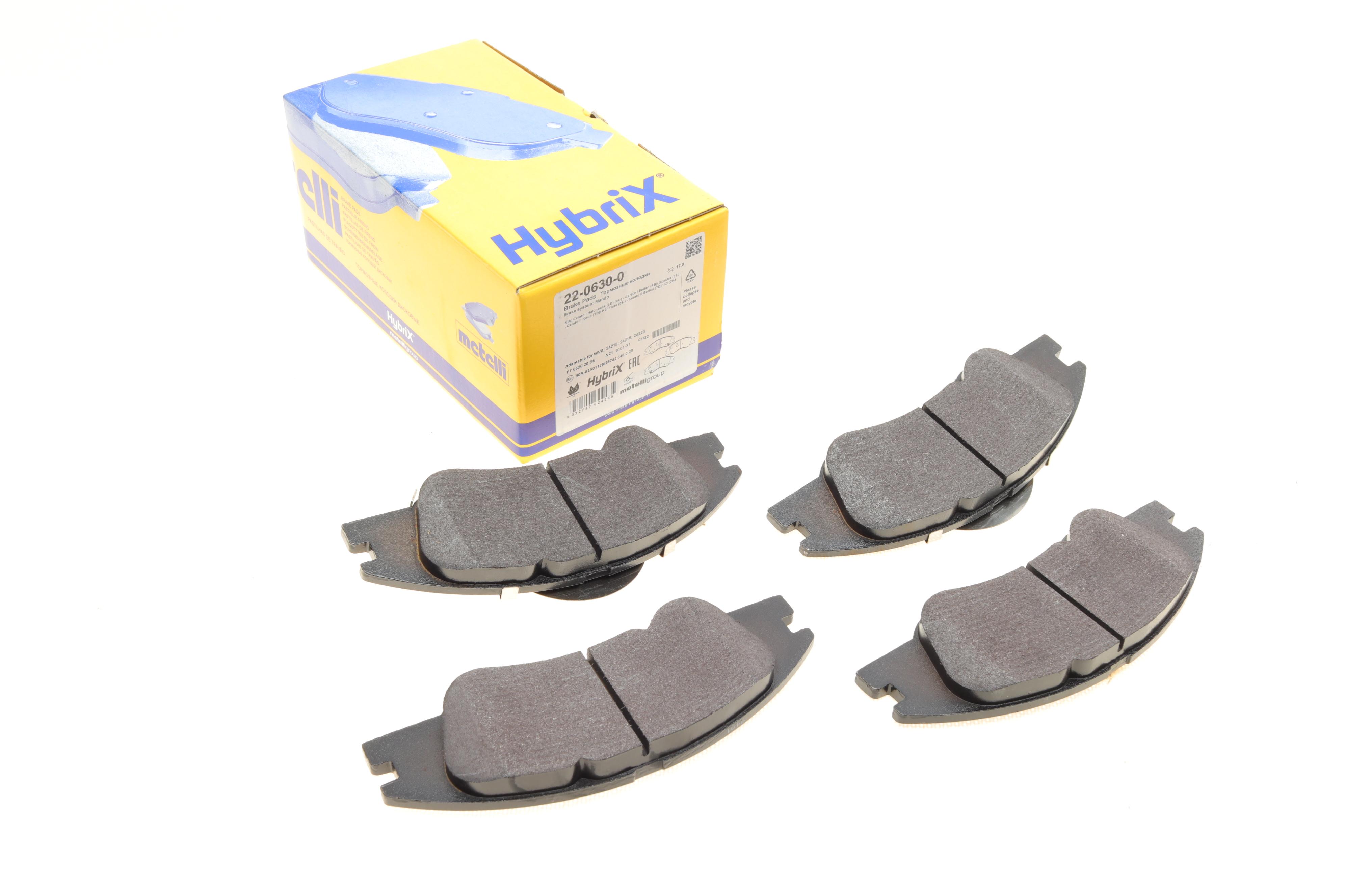 Колодки гальмівні (передні) Kia Cerato 04-