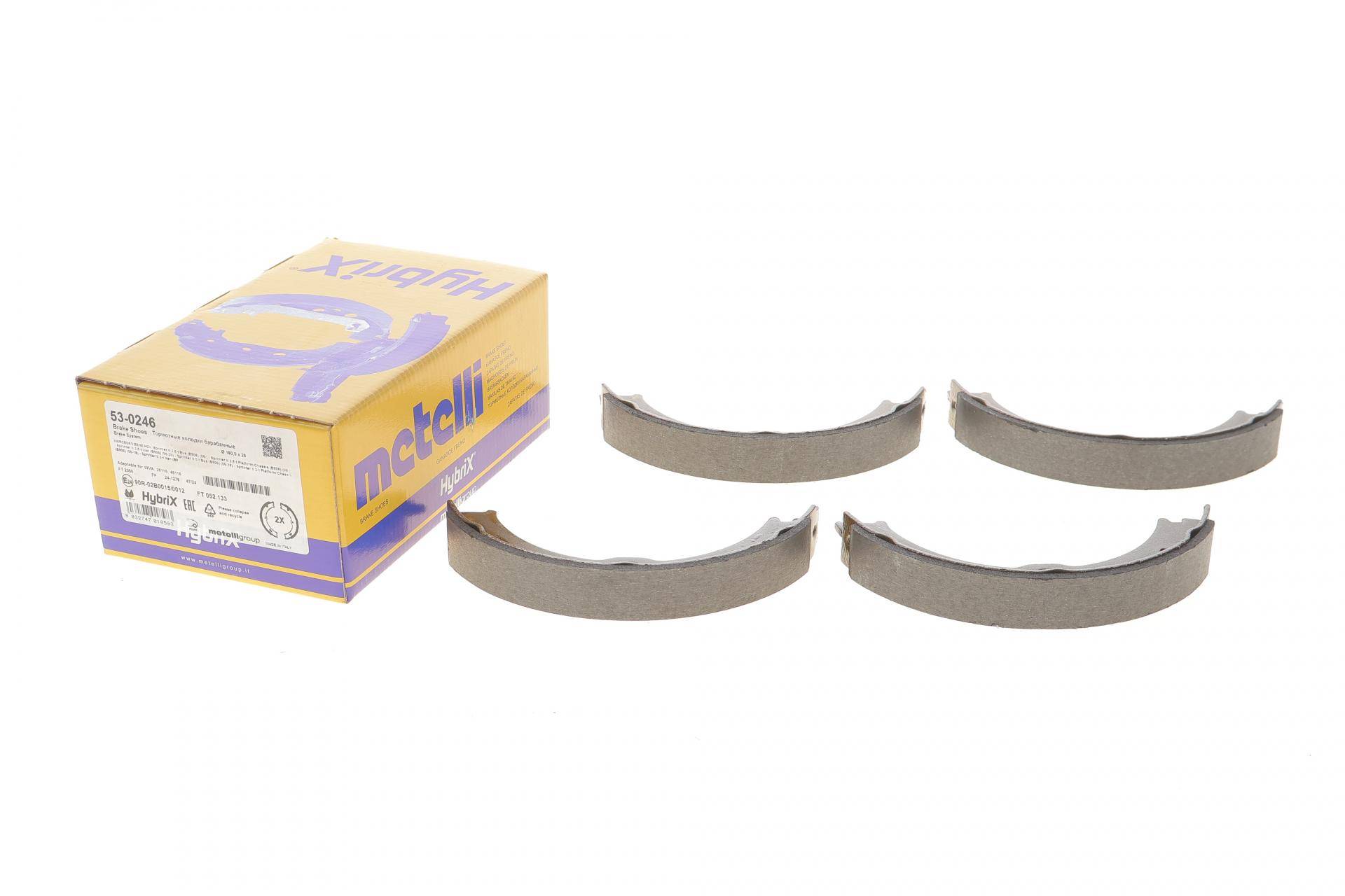 Колодки ручника MB Sprinter/VW Crafter 06- (180x25)