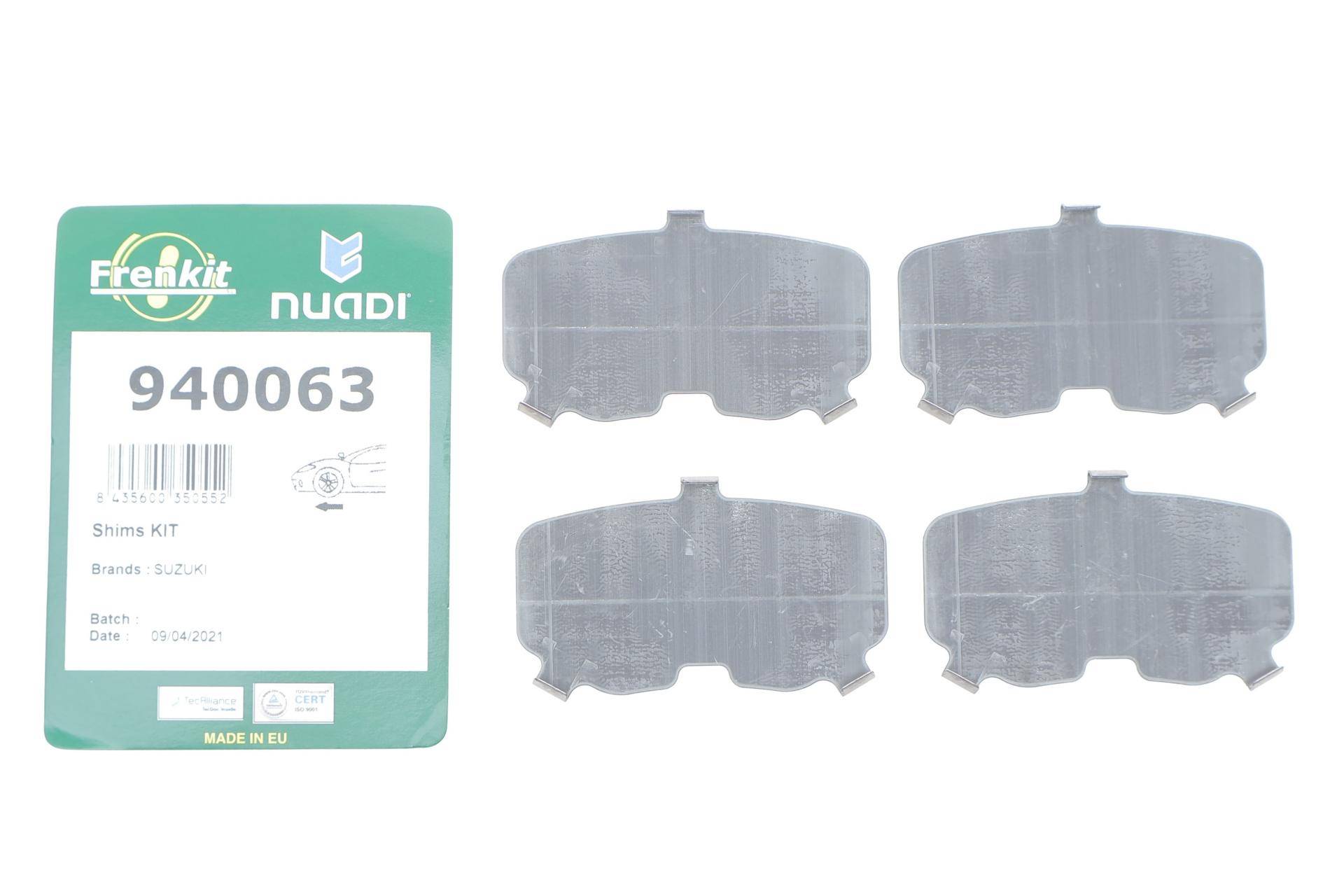 Комплект протискрипних пластин (передніх) Suzuki Grand Vitara 98-05/Vitara 88-98 (Sumitomo)