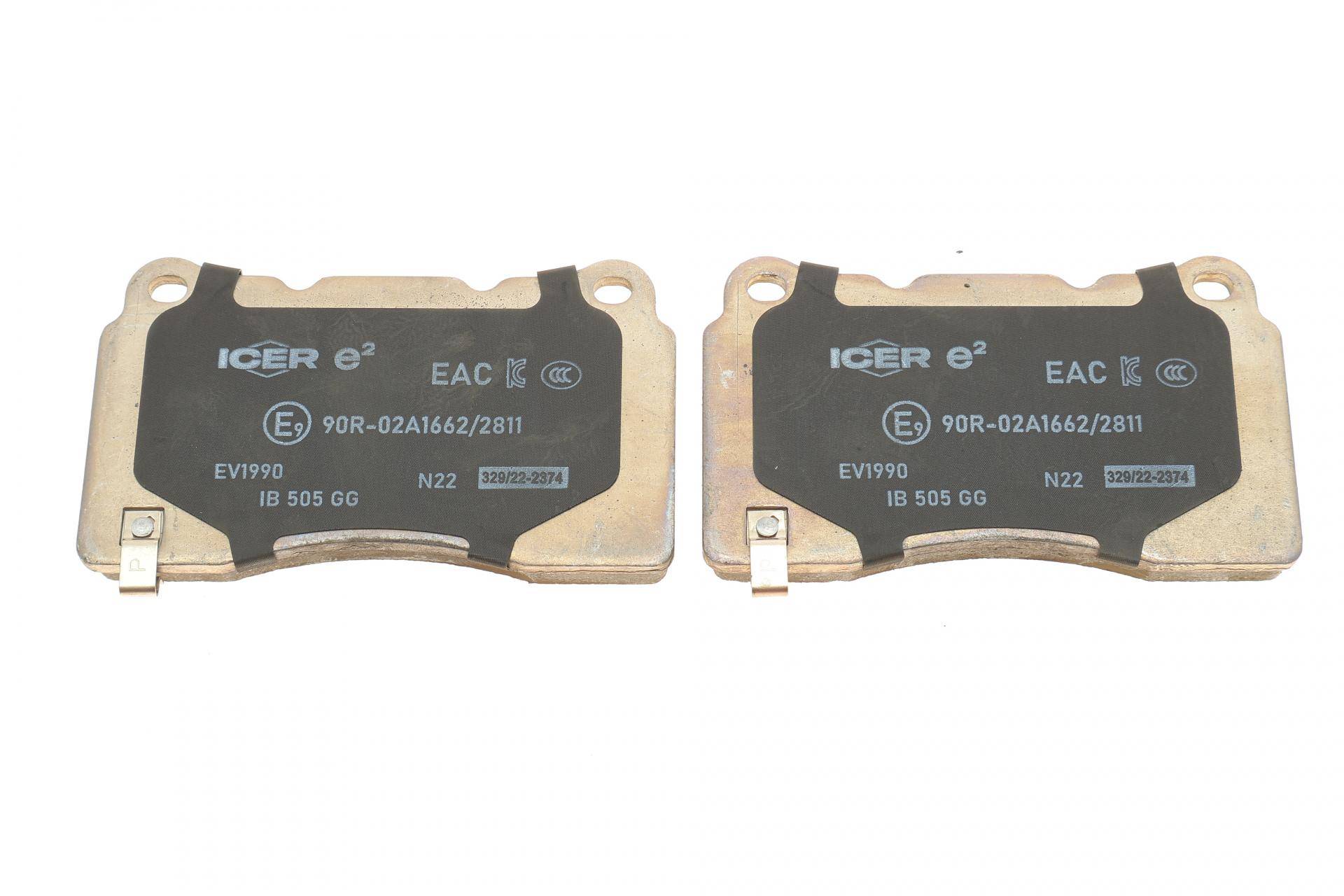 Колодки гальмівні (передні) Tesla Model S 12-/Model X 15-/Model 3 19-