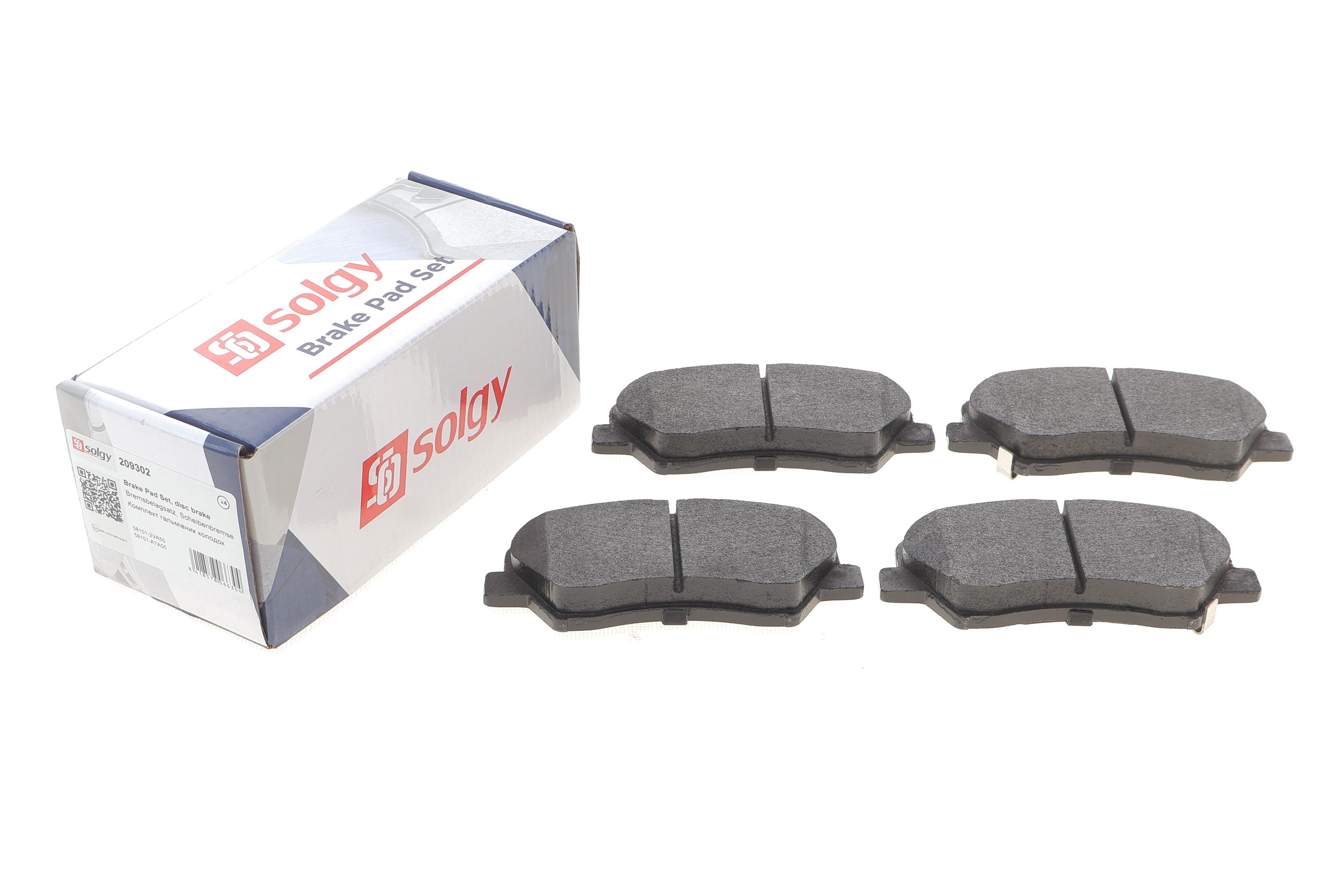 Колодки гальмівні (передні) Hyundai Elantra 10-/ i30 11-/ Kia Ceed/Cerato 12- R15