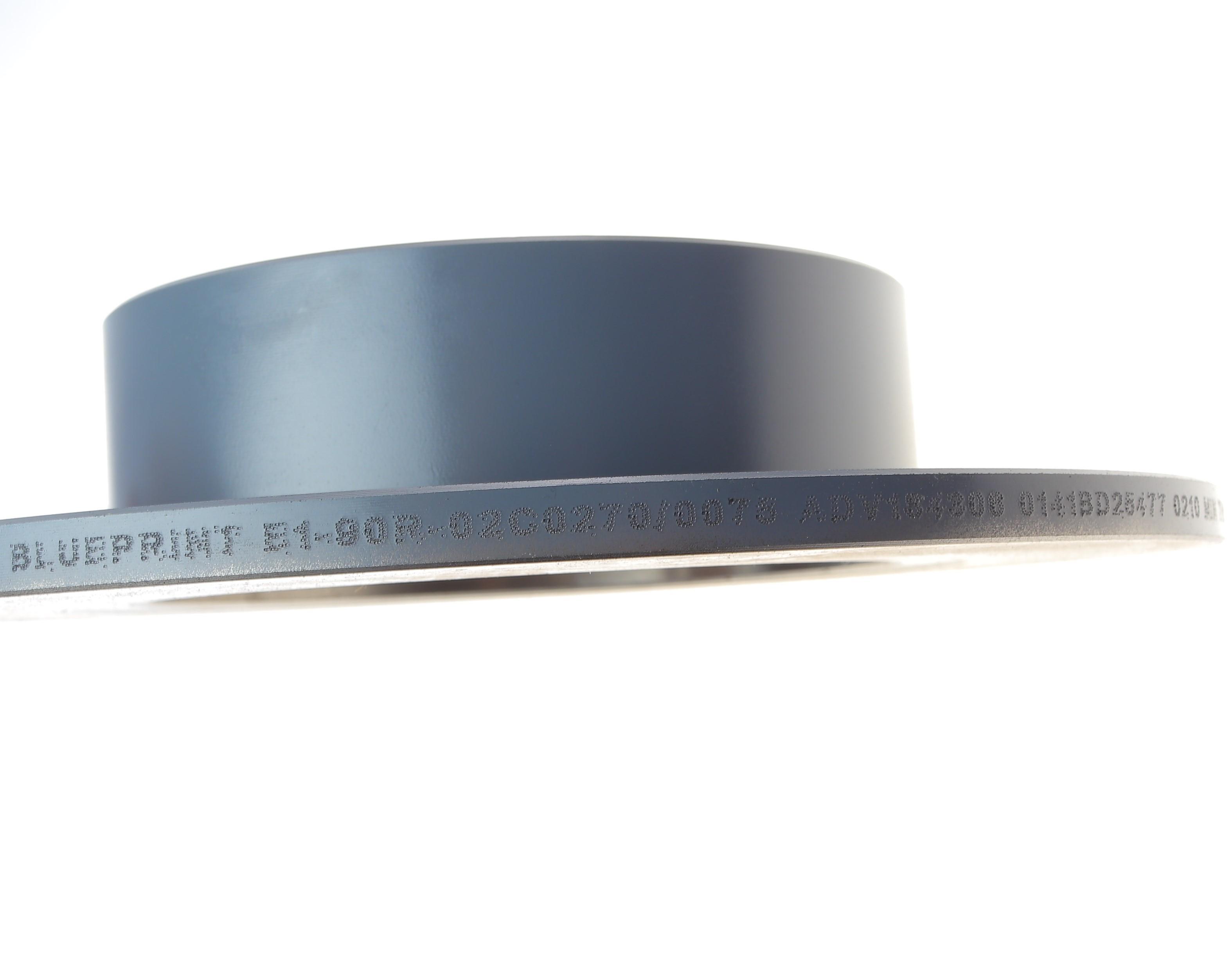 Диск гальмівний (задній) VW Caddy III 04-15 (255x10)