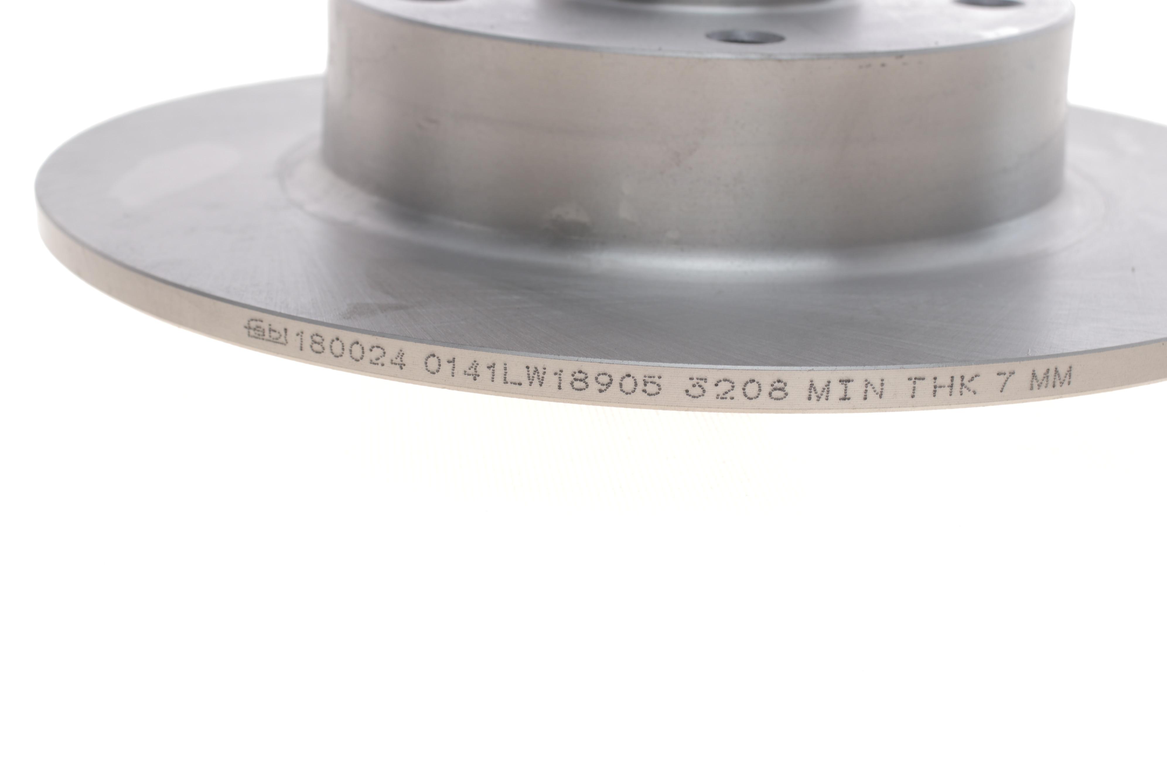 Диск гальмівний (задній) Renault Megane IV 15- (260x8) (+ABS) з підшипником