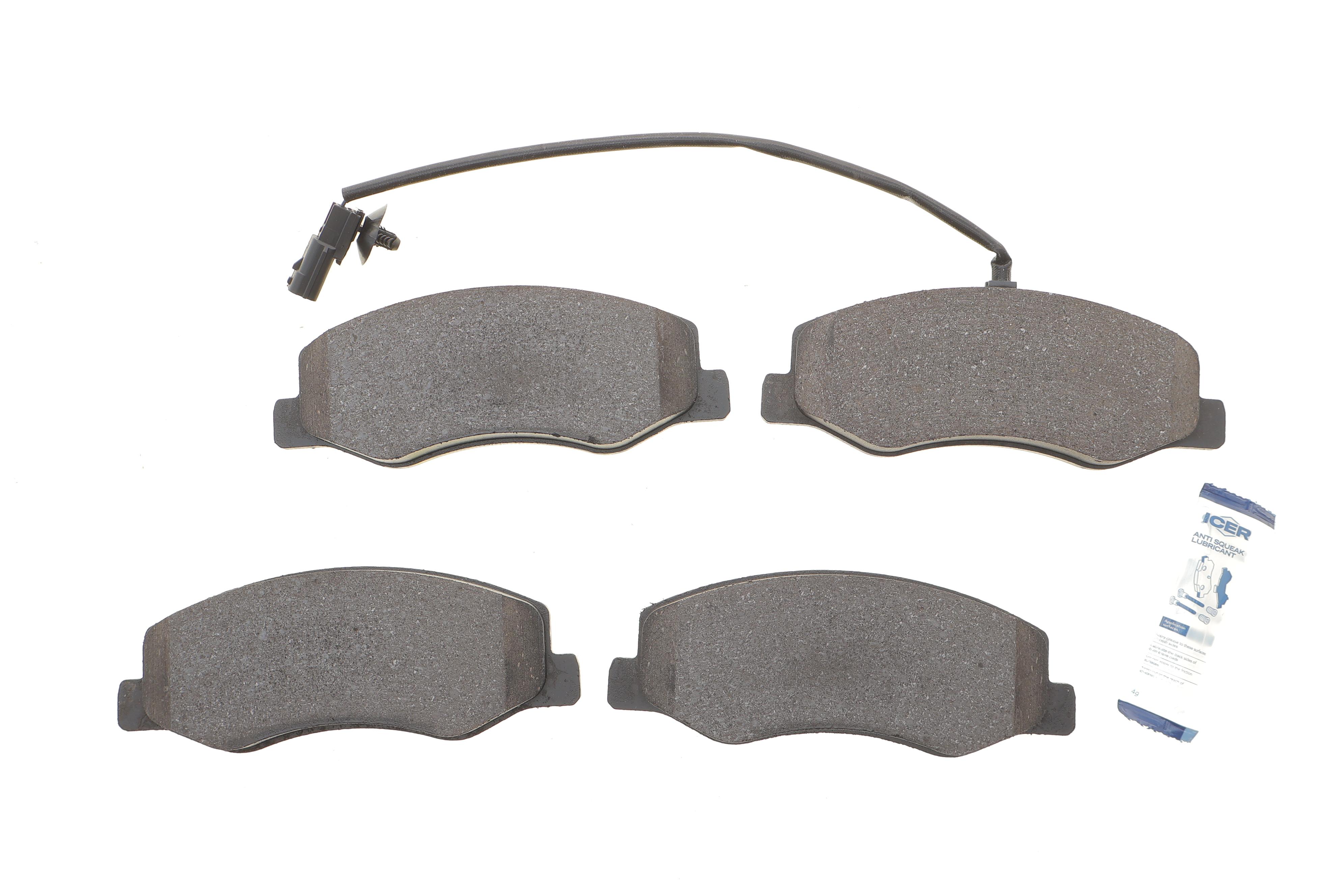 Колодки гальмівні (задні) Renault Master III/Opel Movano B/Nissan NV400 10- (+датчик)(спарка)