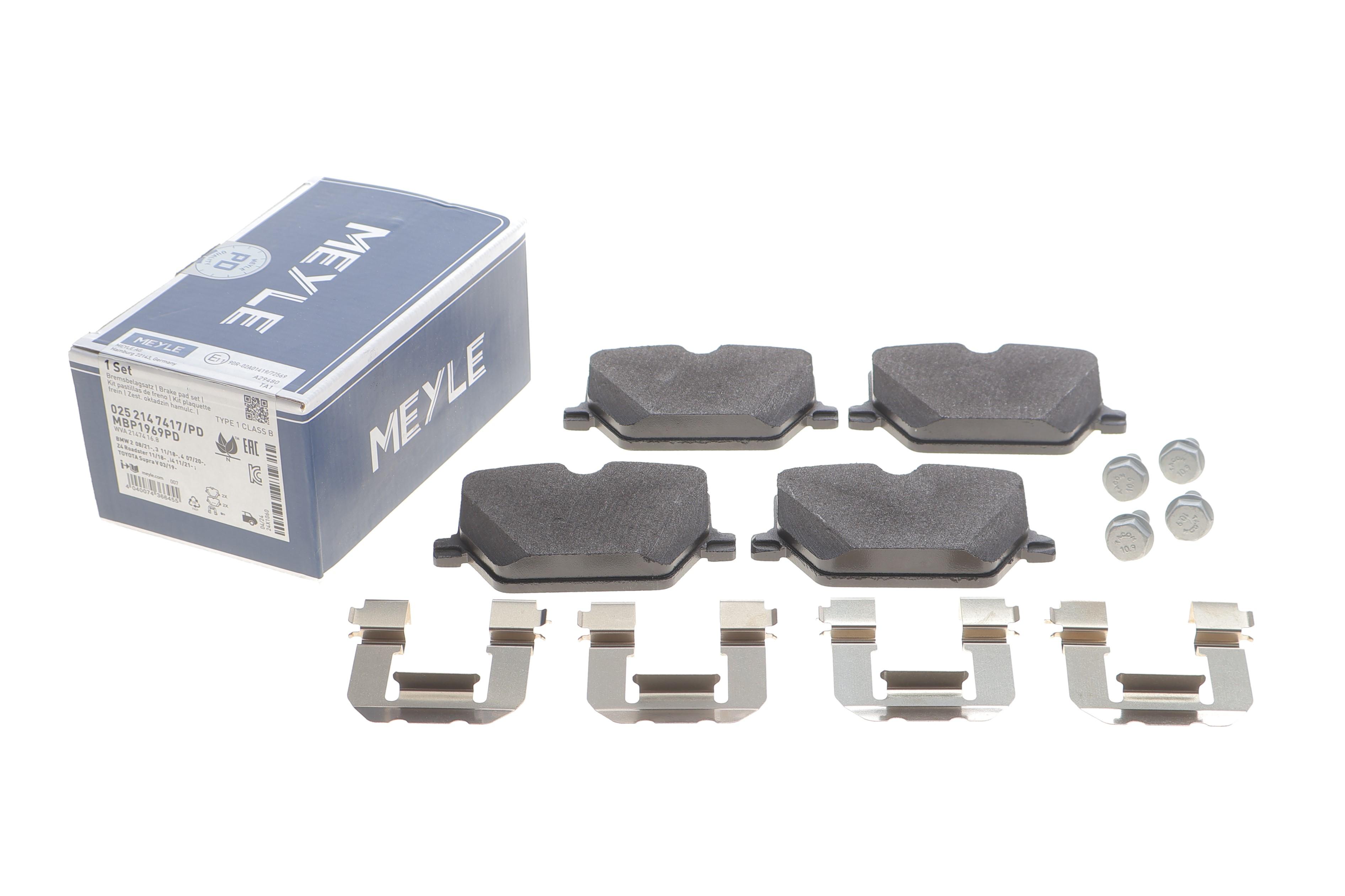 Колодки гальмівні (задні) BMW 3 (G20/G21/G80/G81/G28)/4 (G22/G23/G82/G83/G26) 18-/i4 (G26) 21-