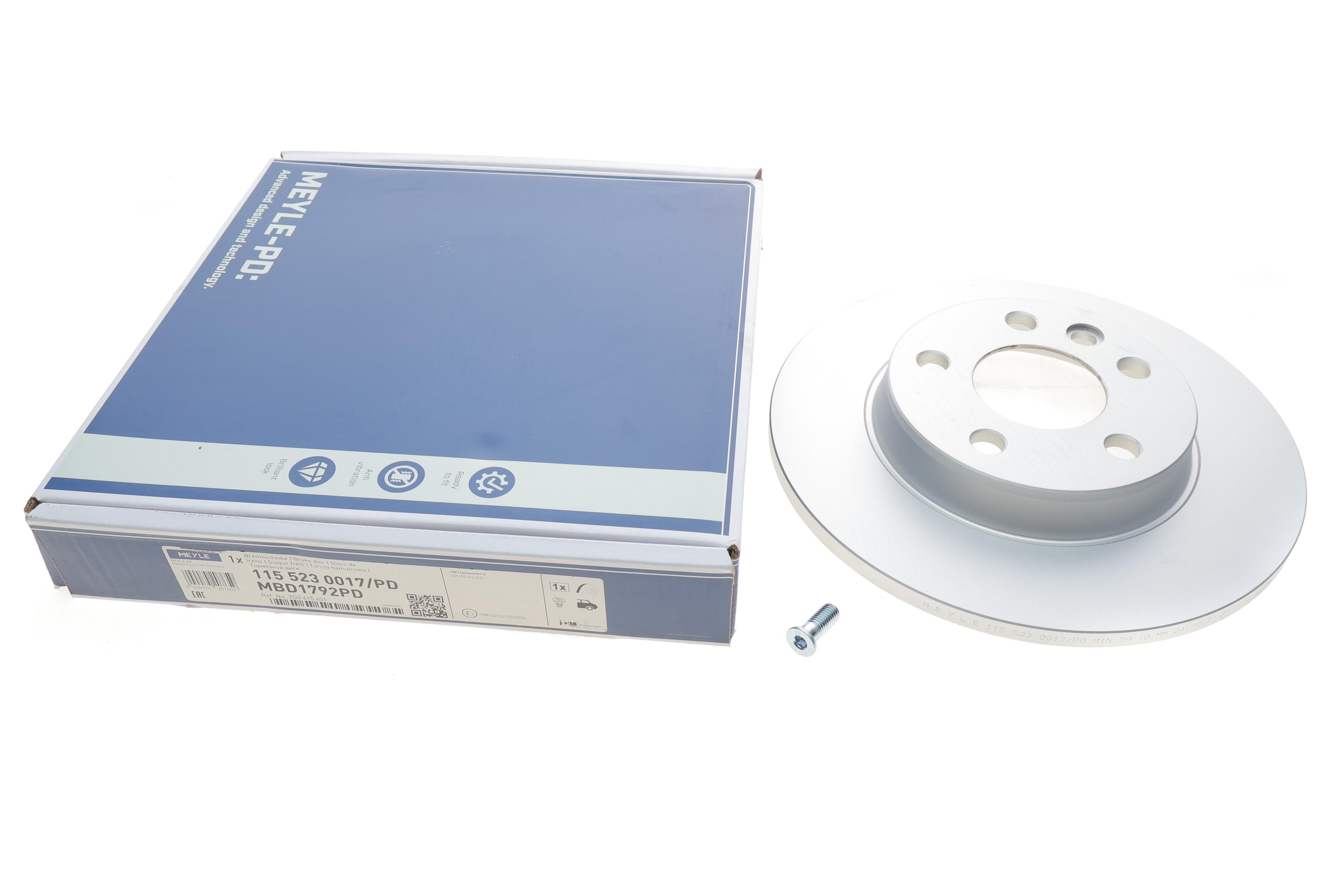 Диск гальмівний (задній) VW T4 91-03 (280x12)