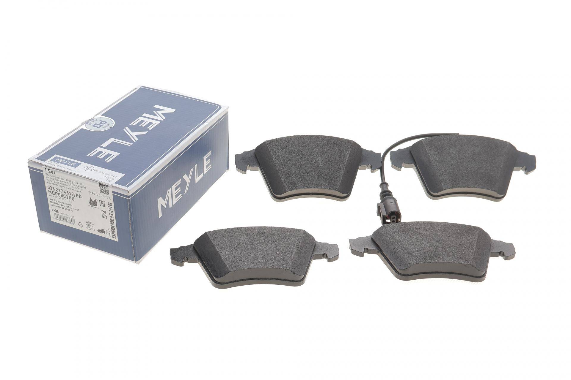 Колодки гальмівні (передні) VW T5 03- (з датчиком)