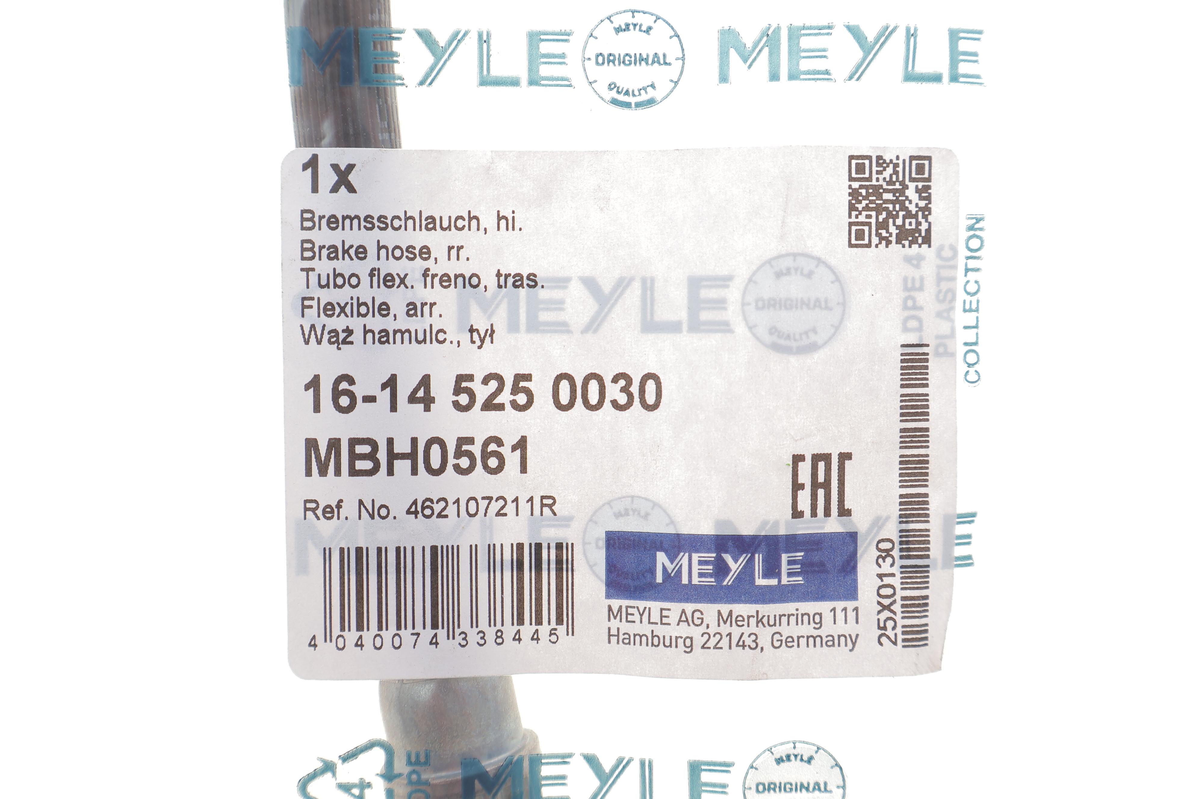 Шланг гальмівний (задній) Dacia Duster/Logan/Sandero 08- (305mm)