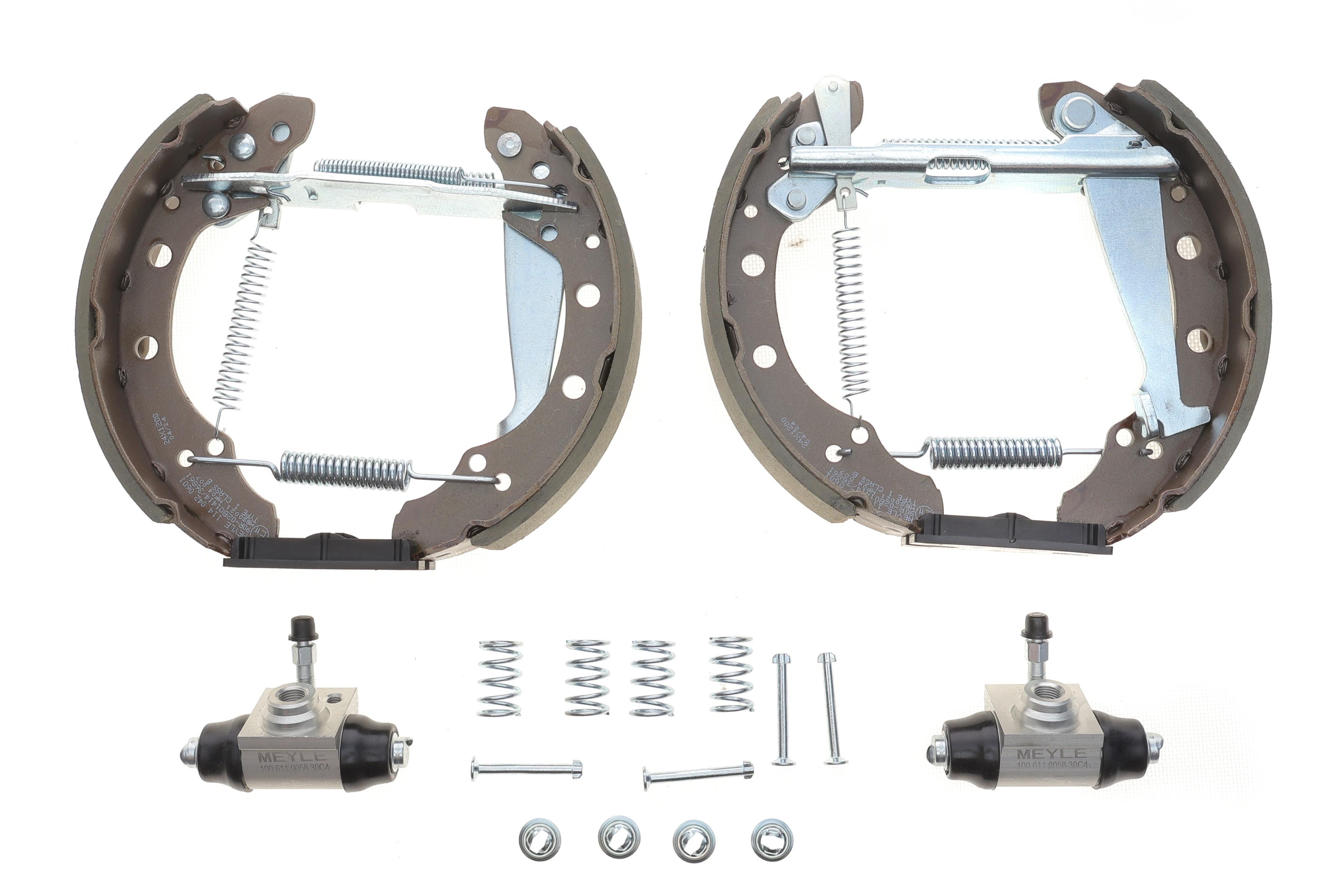 Комплект колодок гальмівних (задні) VW Caddy II 96-00 (барабанн/повний набірі) (200x40)