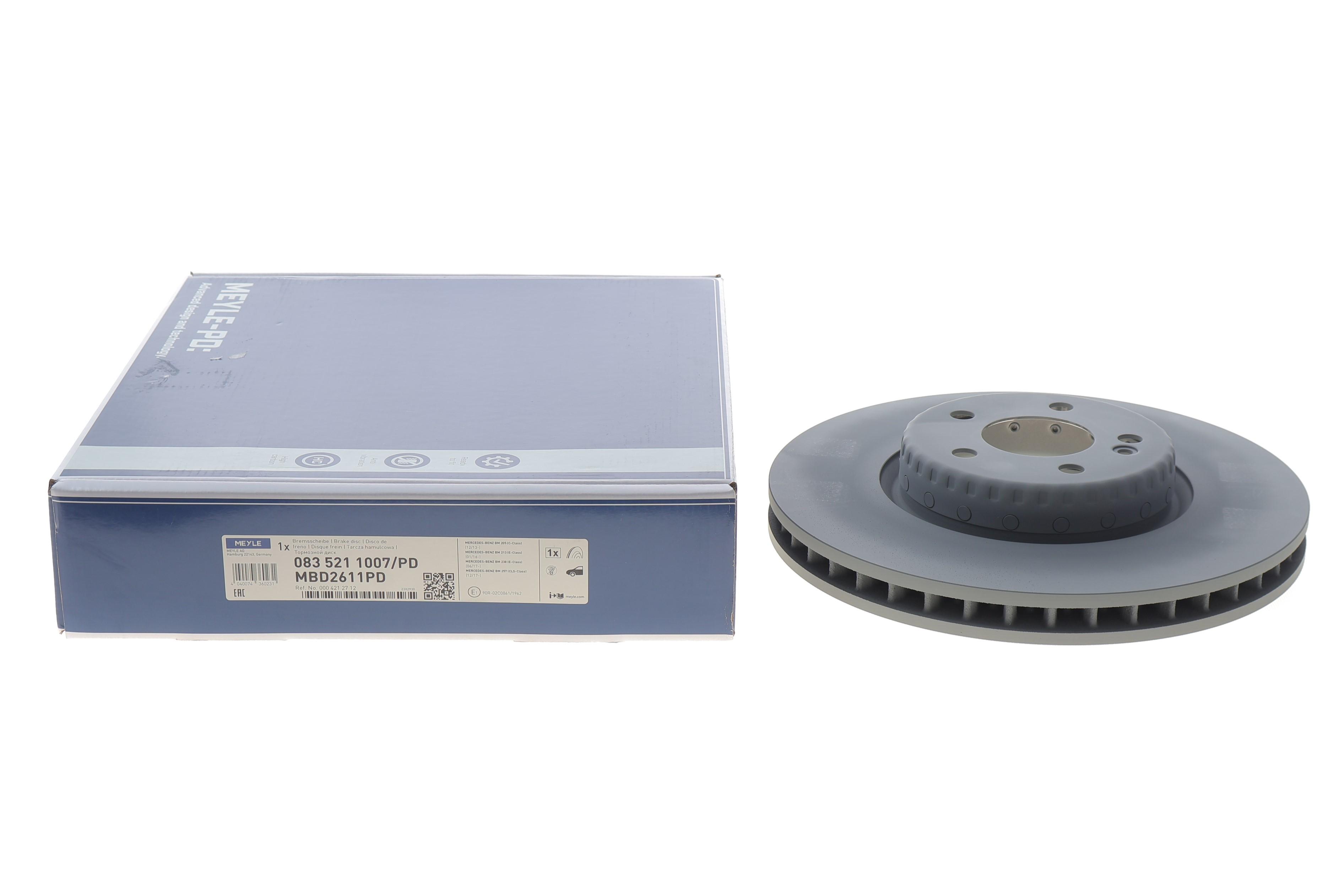 Диск гальмівний (передній) MB C-class (W205)/E-class (W213) 13- (330x32 (вентил.) (з покрит.)