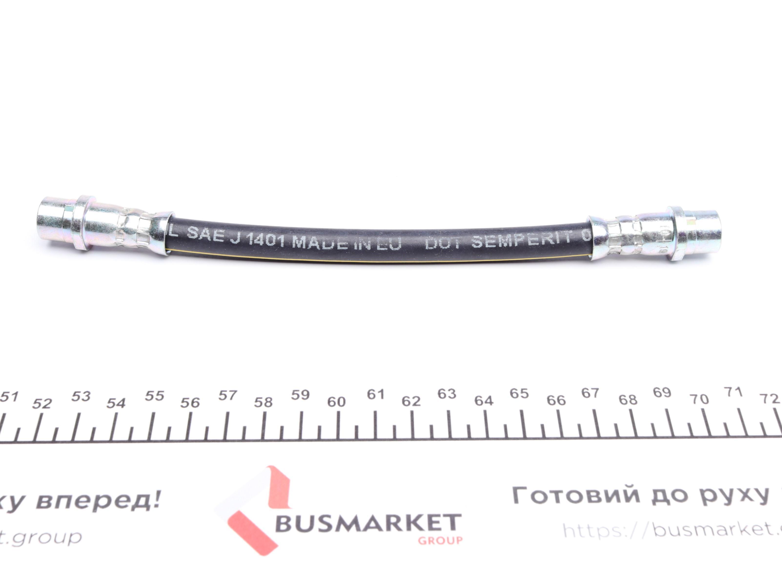 Шланг гальмівний (задній) Audi A4/Skoda Superb/VW Passat 1.6-2.2.8/1.9-2.5TDI 94-08 (L=203mm)