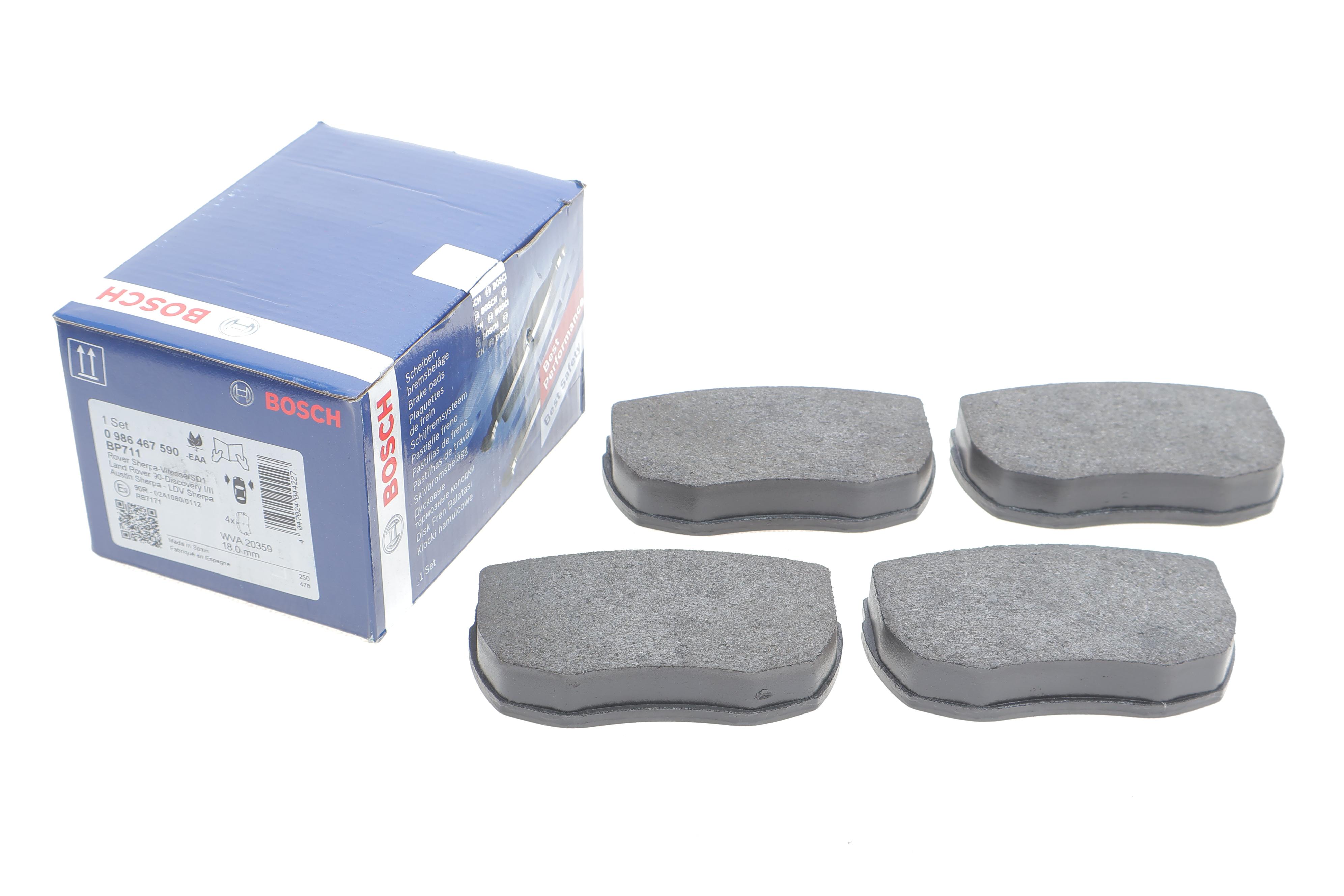 Колодки гальмівні (передні) Ford Transit/Iveco Daily 77-92