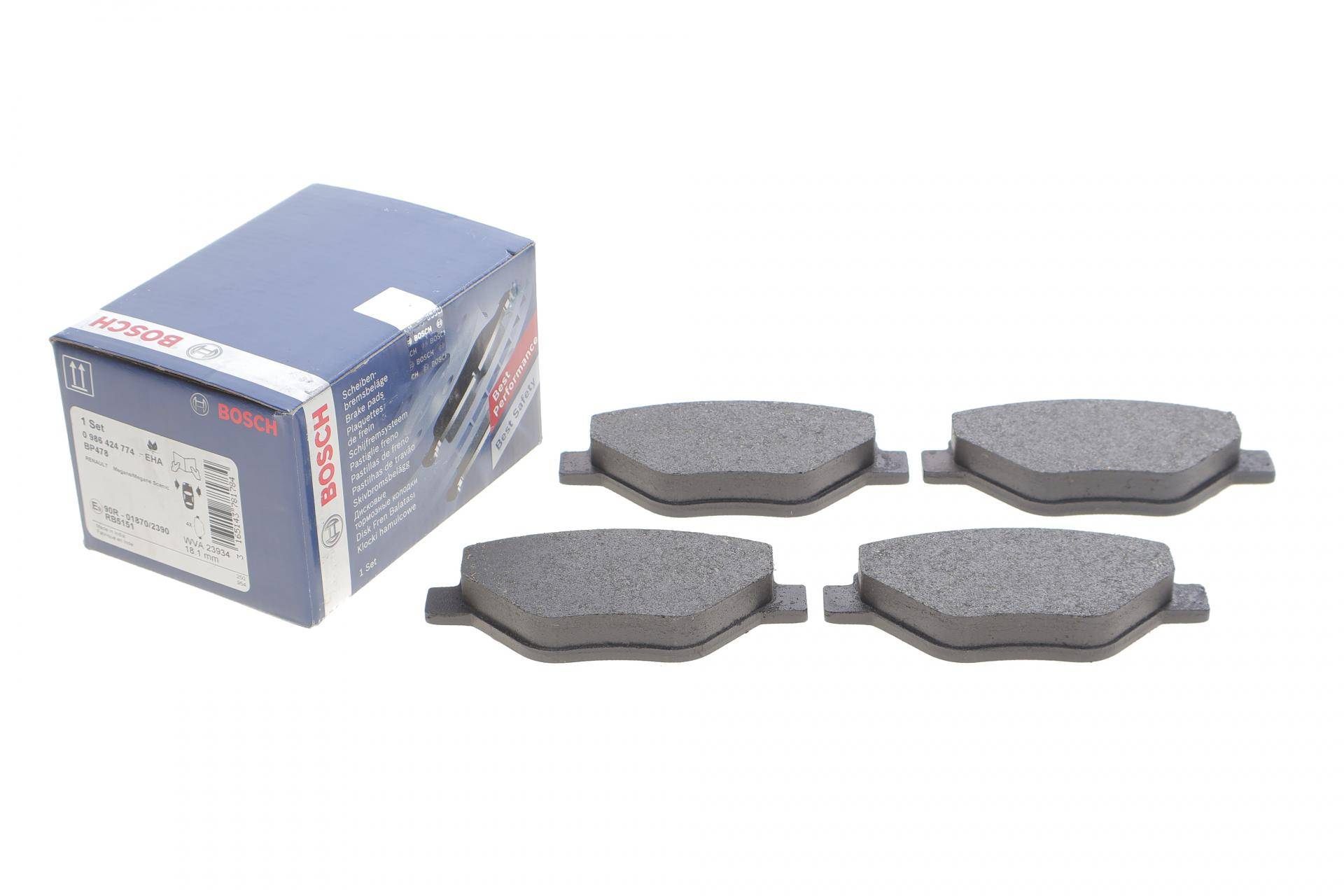 Колодки гальмівні (передні) Renault Megane II 03-