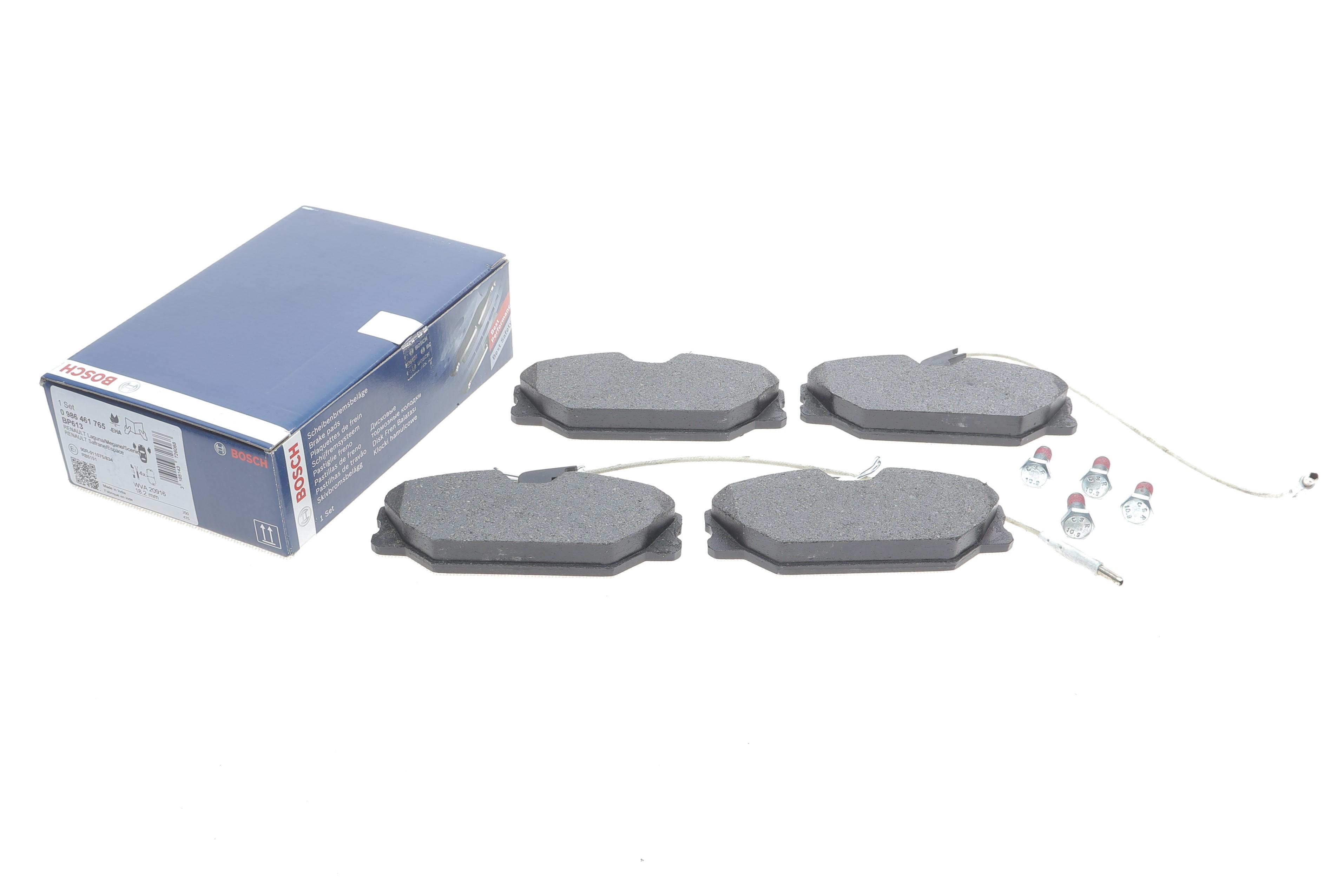 Колодки гальмівні (передні) Renault Laguna I 93-01/Megane I 96-03/Safrane 92-00 (з датчиком)