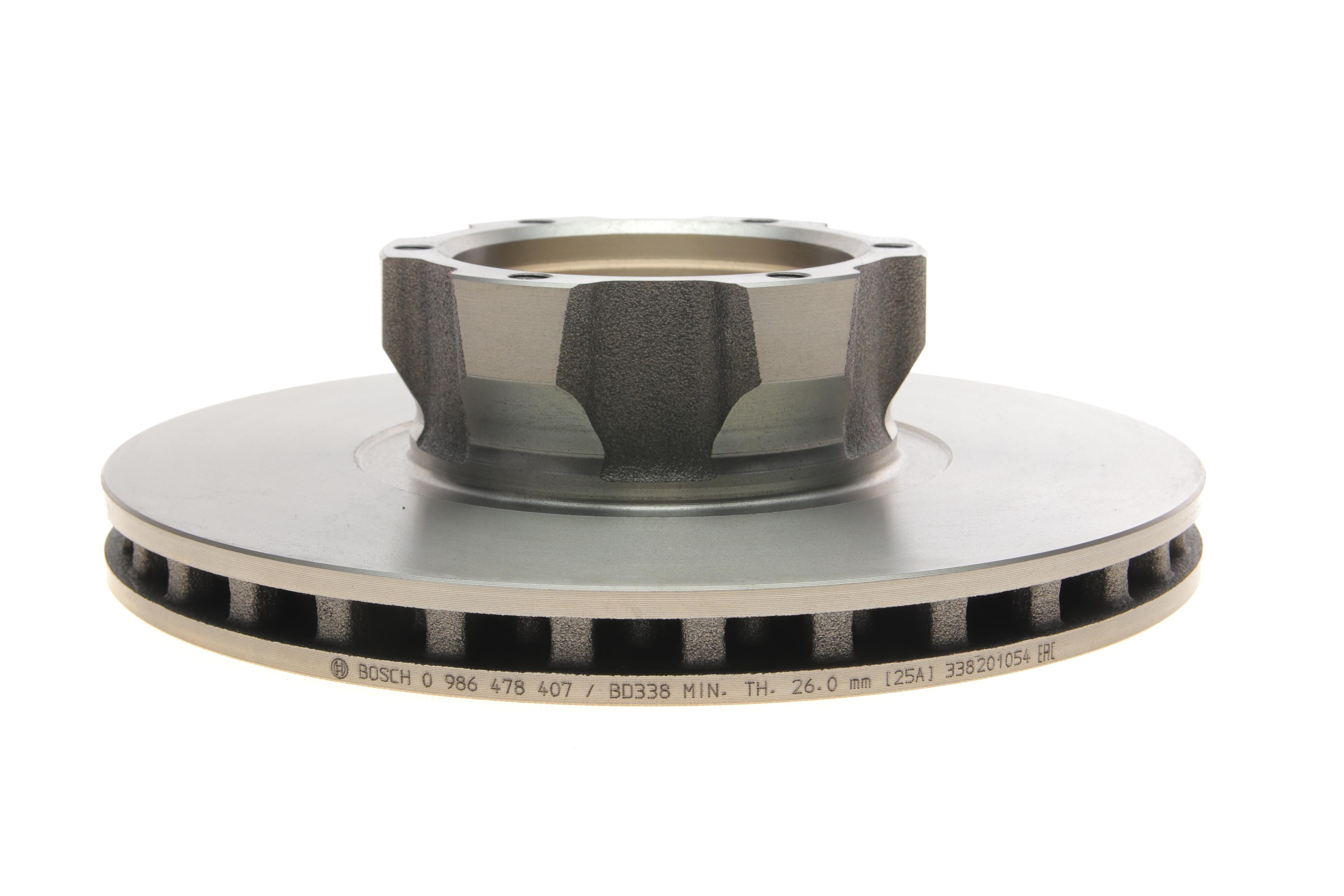 Диск гальмівний (передній) MB Vario 17.5" (323.8x30) (вент.)