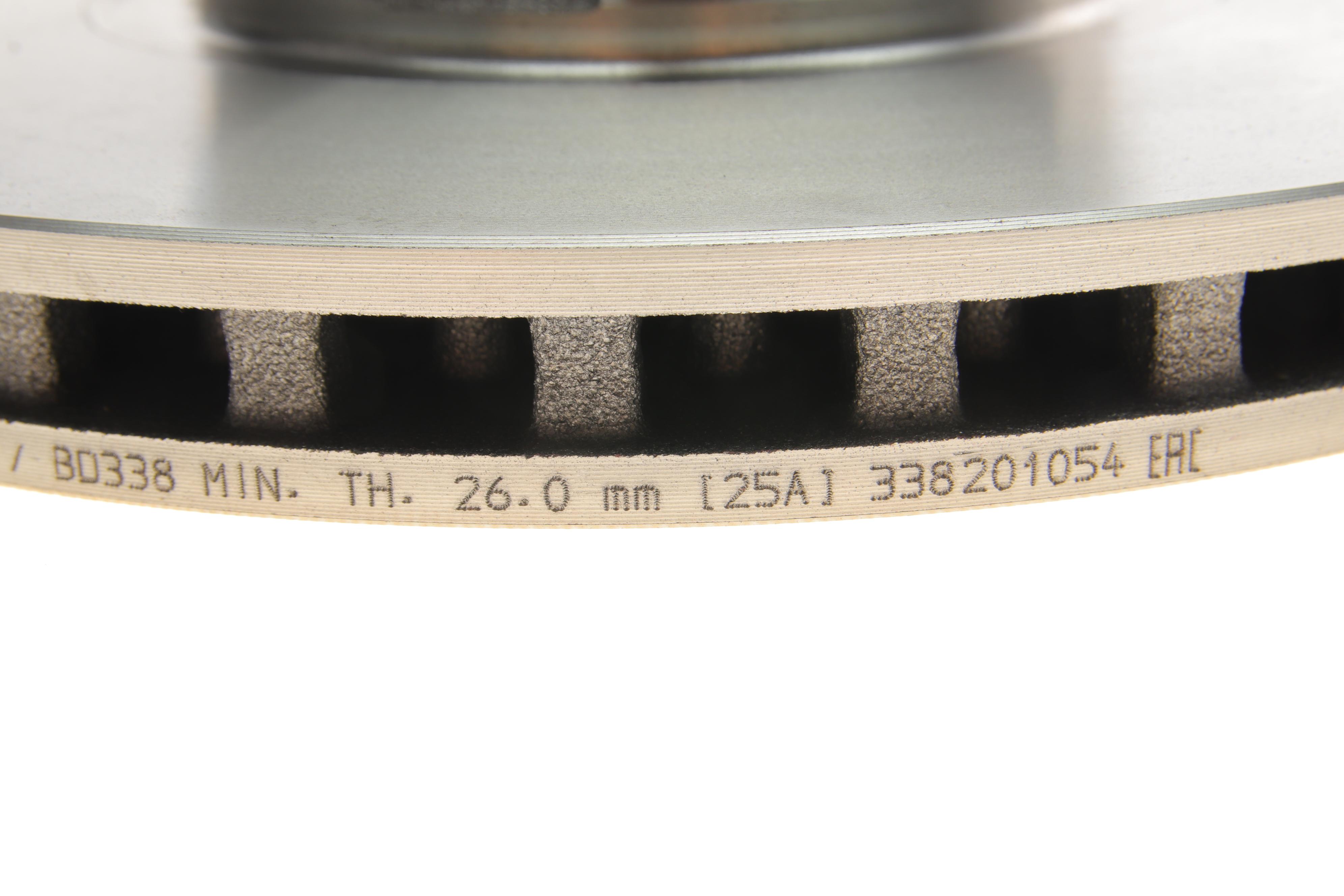 Диск гальмівний (передній) MB Vario 17.5" (323.8x30) (вент.)