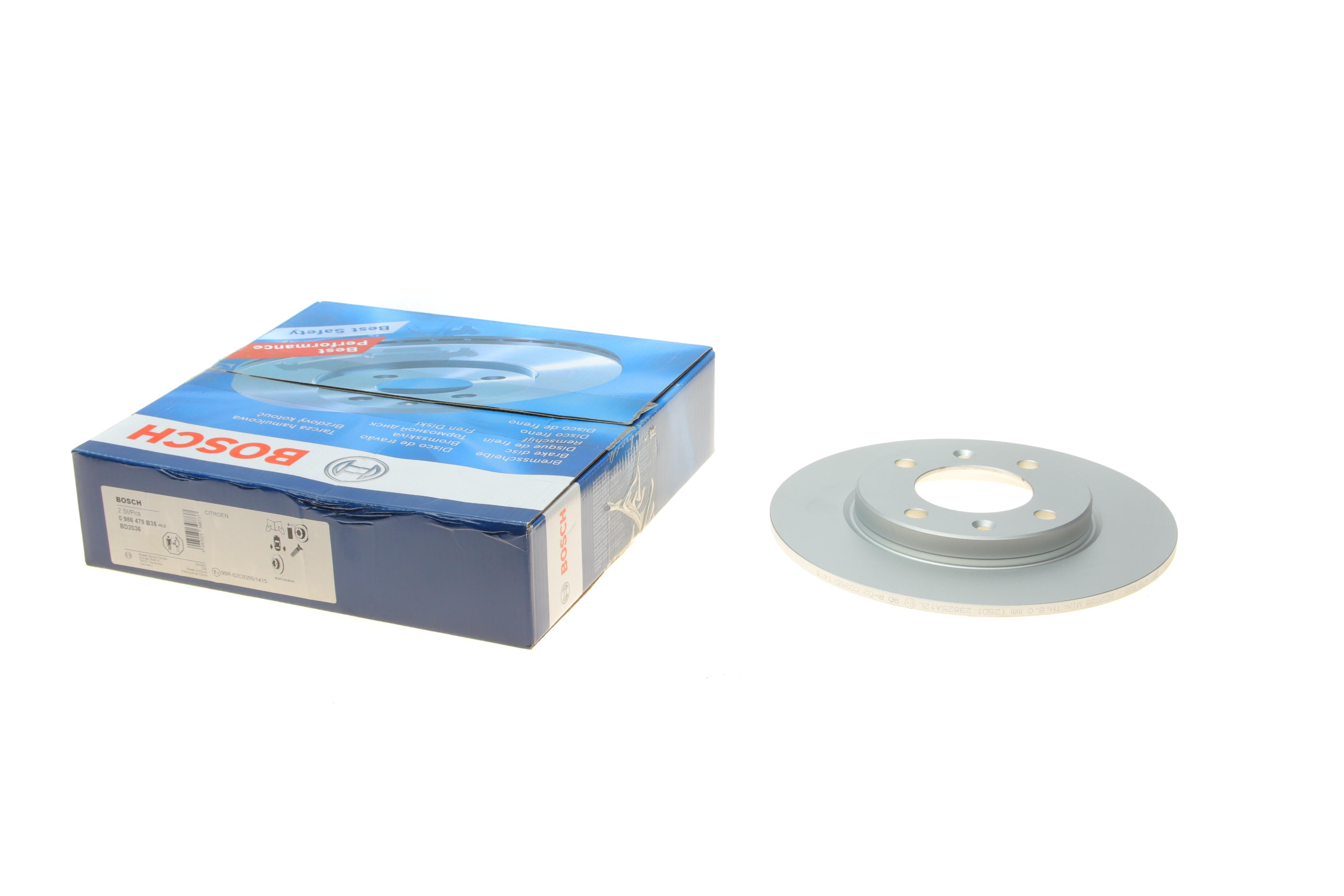 Диск гальмівний (задній) Citroen Saxo/Xsara/Peugeot 106/206/306 91- (247x8)