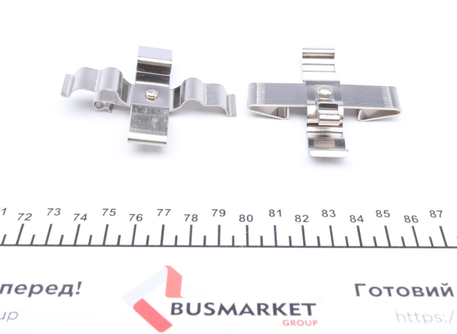 Планка супорта (заднього) прижимна (к-кт) VW Touareg 2.5TDI/3.0TDI 02-10