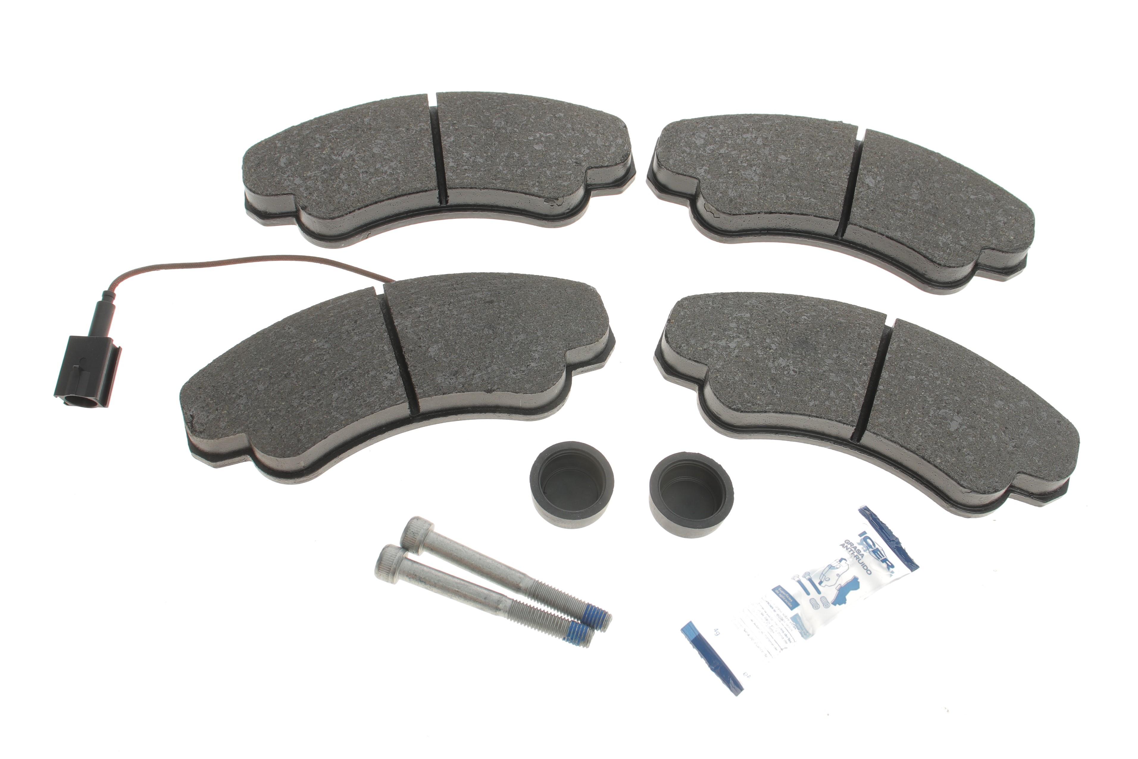 Колодки гальмівні (передні) Citroen Jumper/Fiat Ducato/Peugeot Boxer 99- R16 (+датчик)