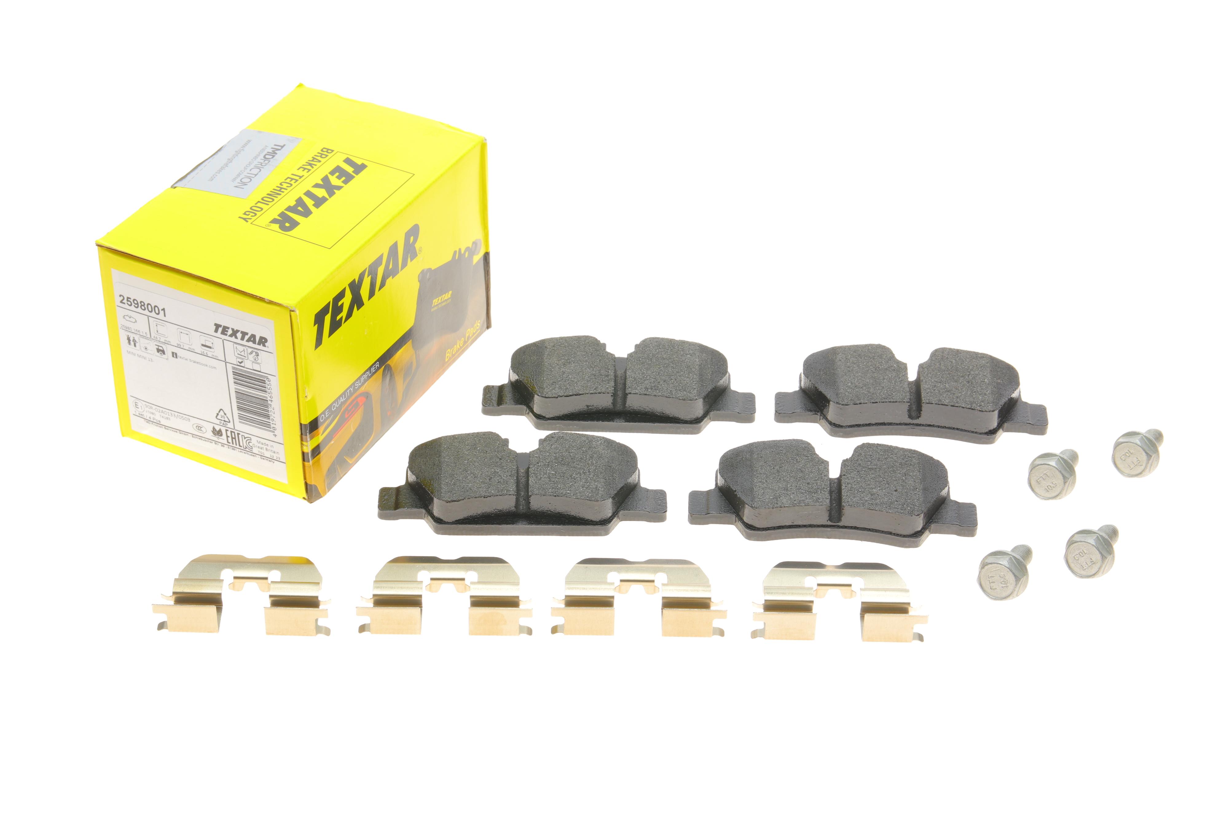 Колодки гальмівні (задні) Mini Mini Cooper/One 13- B36/B37/B46/B47/B48 Q+