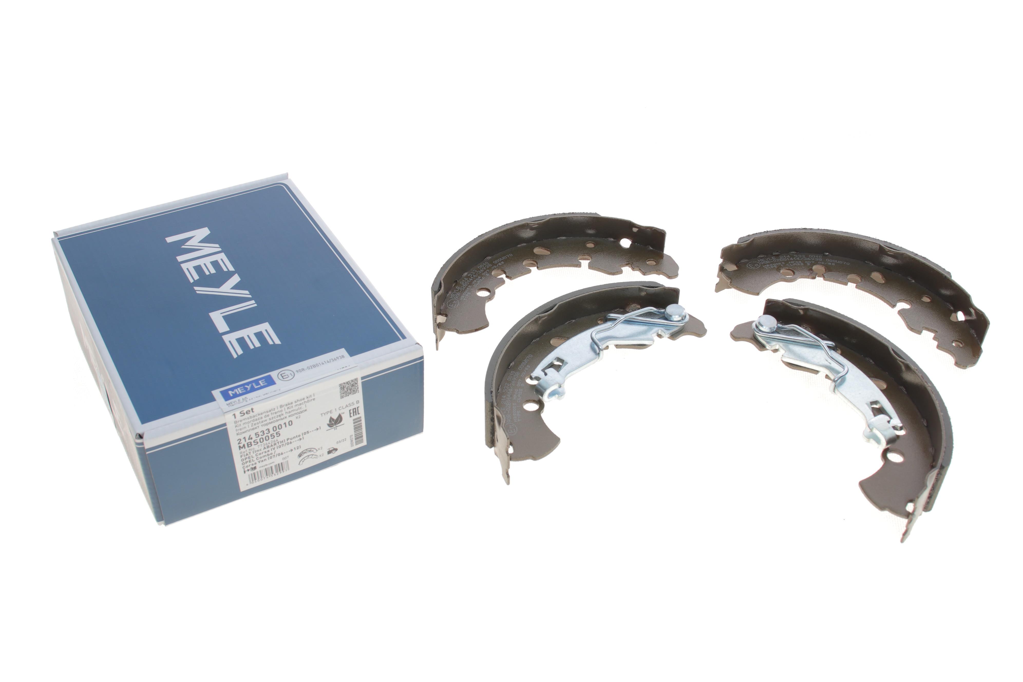 Колодки гальмівні (задні) Opel Corsa 06-/Fiat Punto 99- (барабанні) (203.2x38)