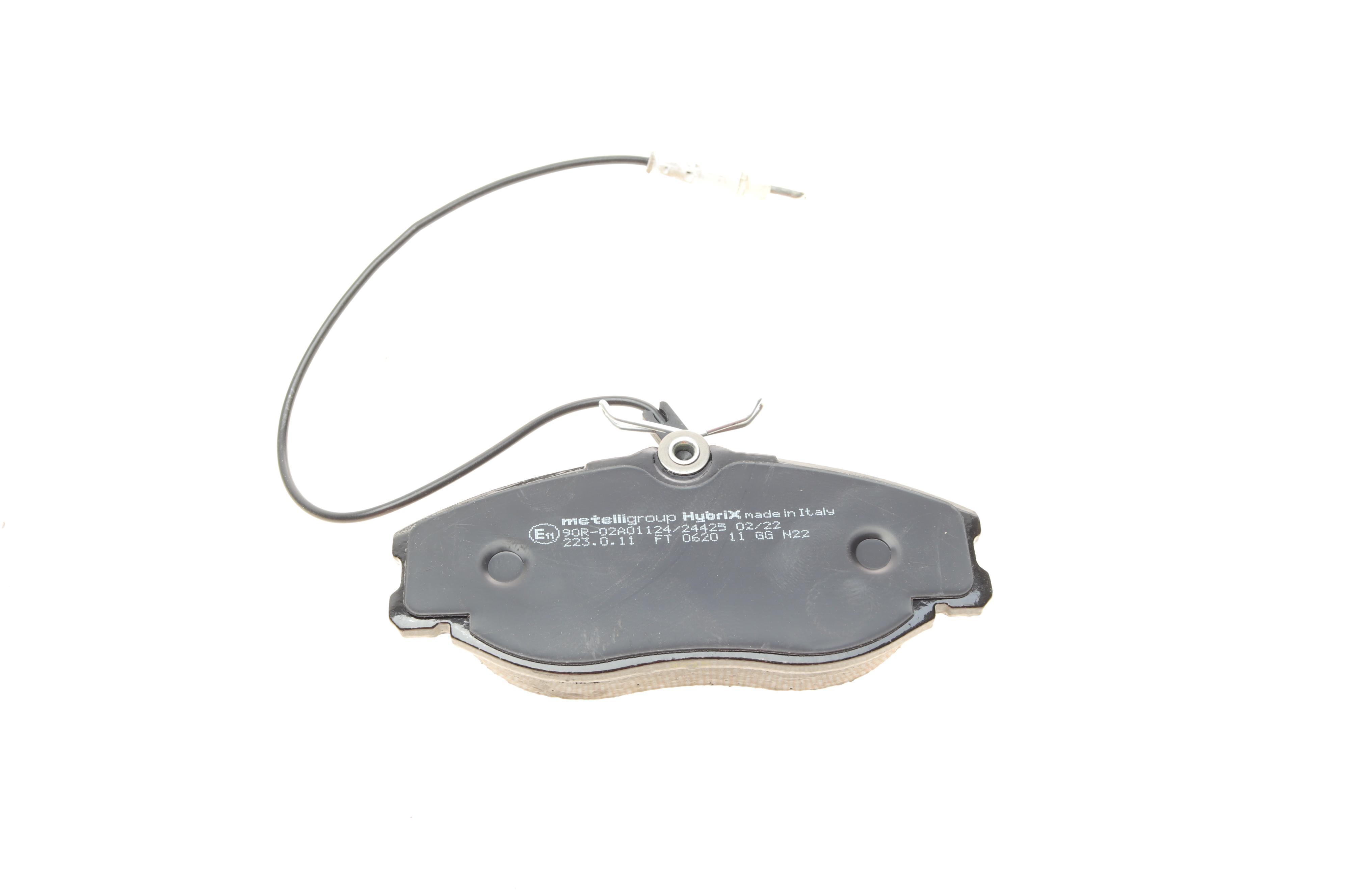 Колодки гальмівні (передні) Citroen Xsara 98-05/Peugeot 306 96-01/406 95-04/607 00-11 (+датчики)