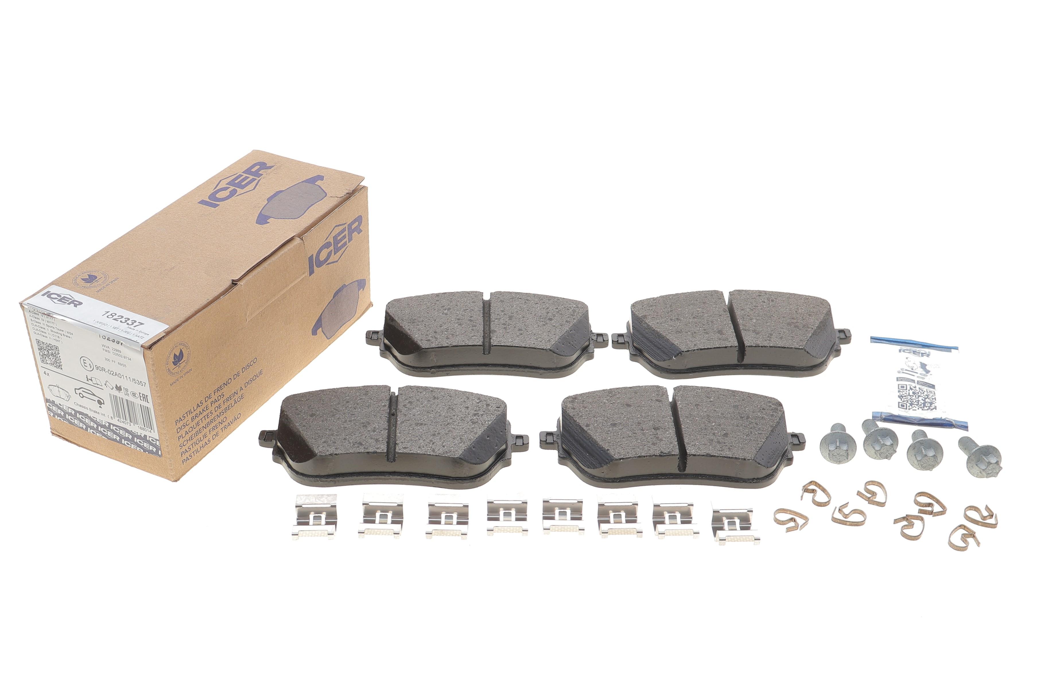 Колодки гальмівні (передні) MB A-class (W177)/B-class (W247) 18-/CLA/GLA-class 19-