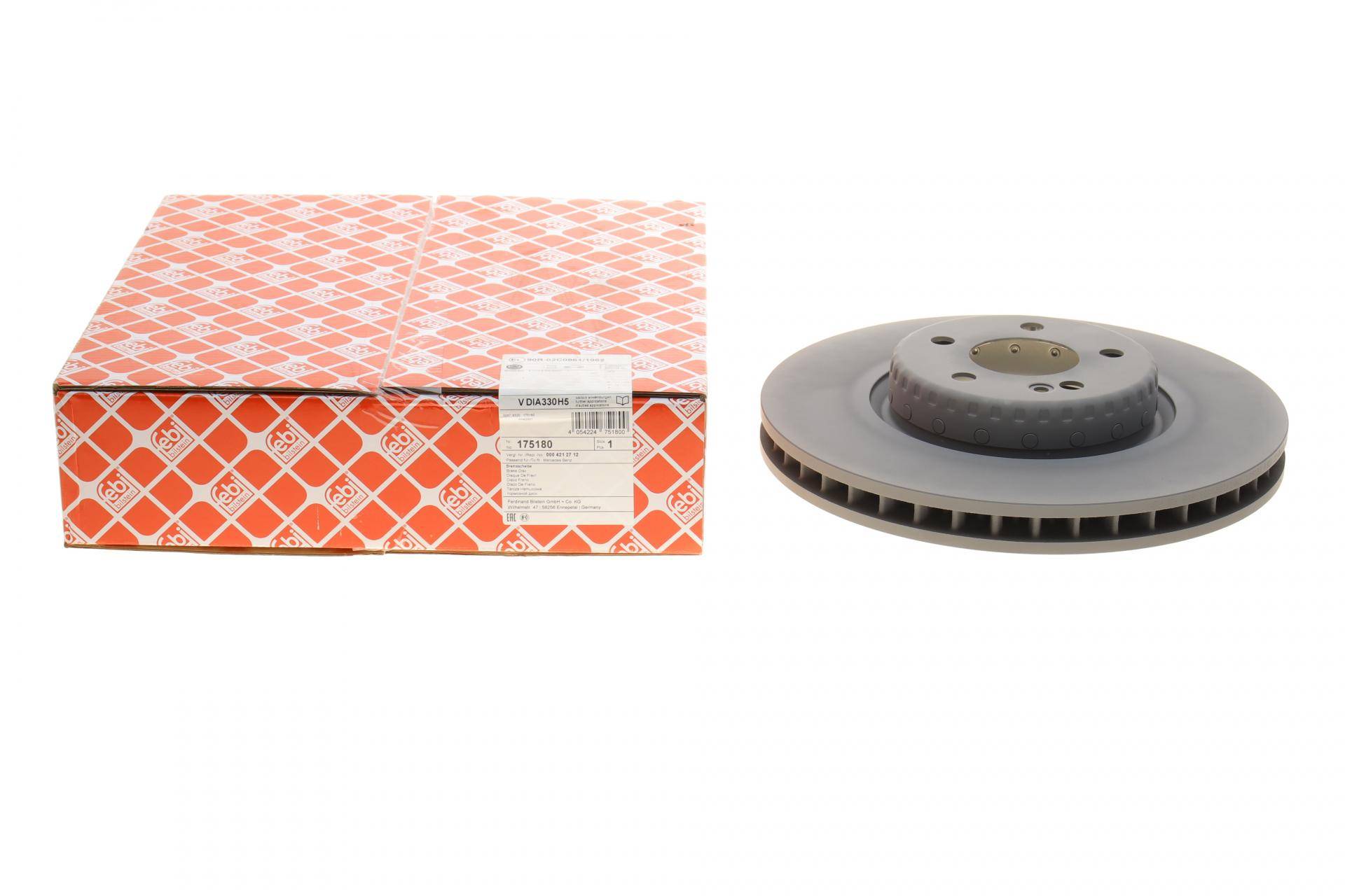 Диск гальмівний (передній) MB C-class (W205)/E-class (W213) 13- (330x32)