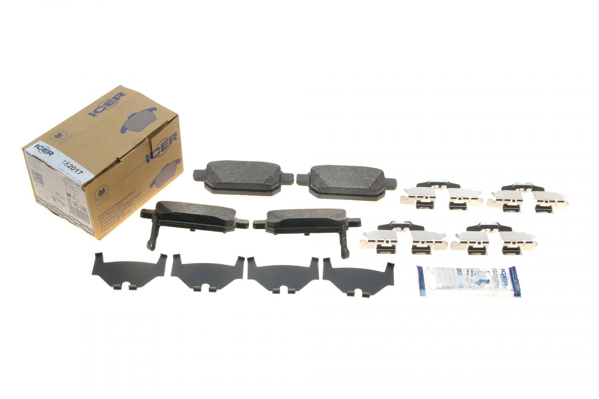 Колодки гальмівні (задні) Suzuki Vitara III 15-/SX4 S-cross 13-/Swift IV 10-/Baleno 16-