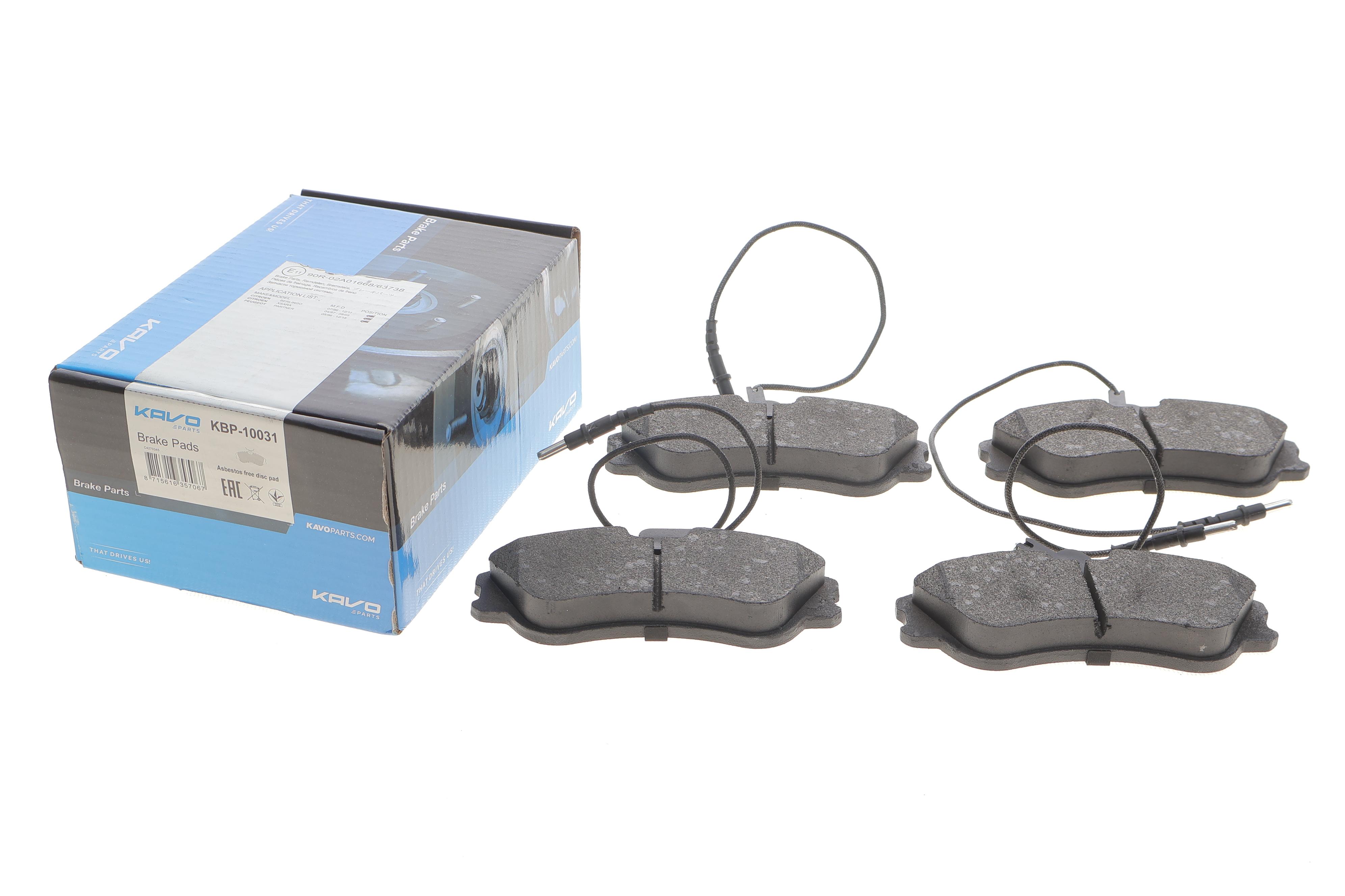 Колодки гальмівні (передні) Citroen Berlingo/Peugeot Partner 96-