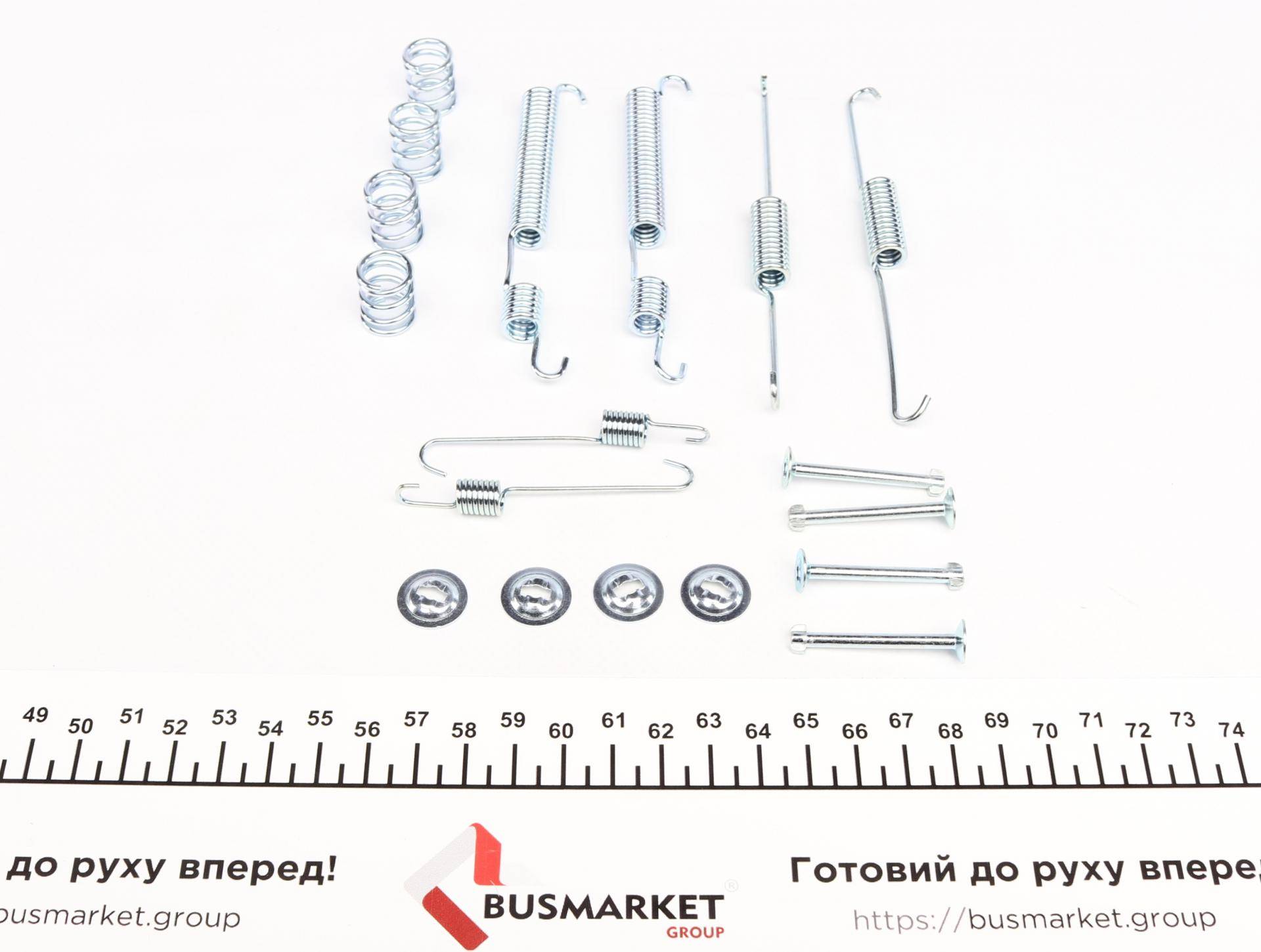 Комплект пружинок колодок ручника Hyundai Accent 99-05 (Mando)(180x326