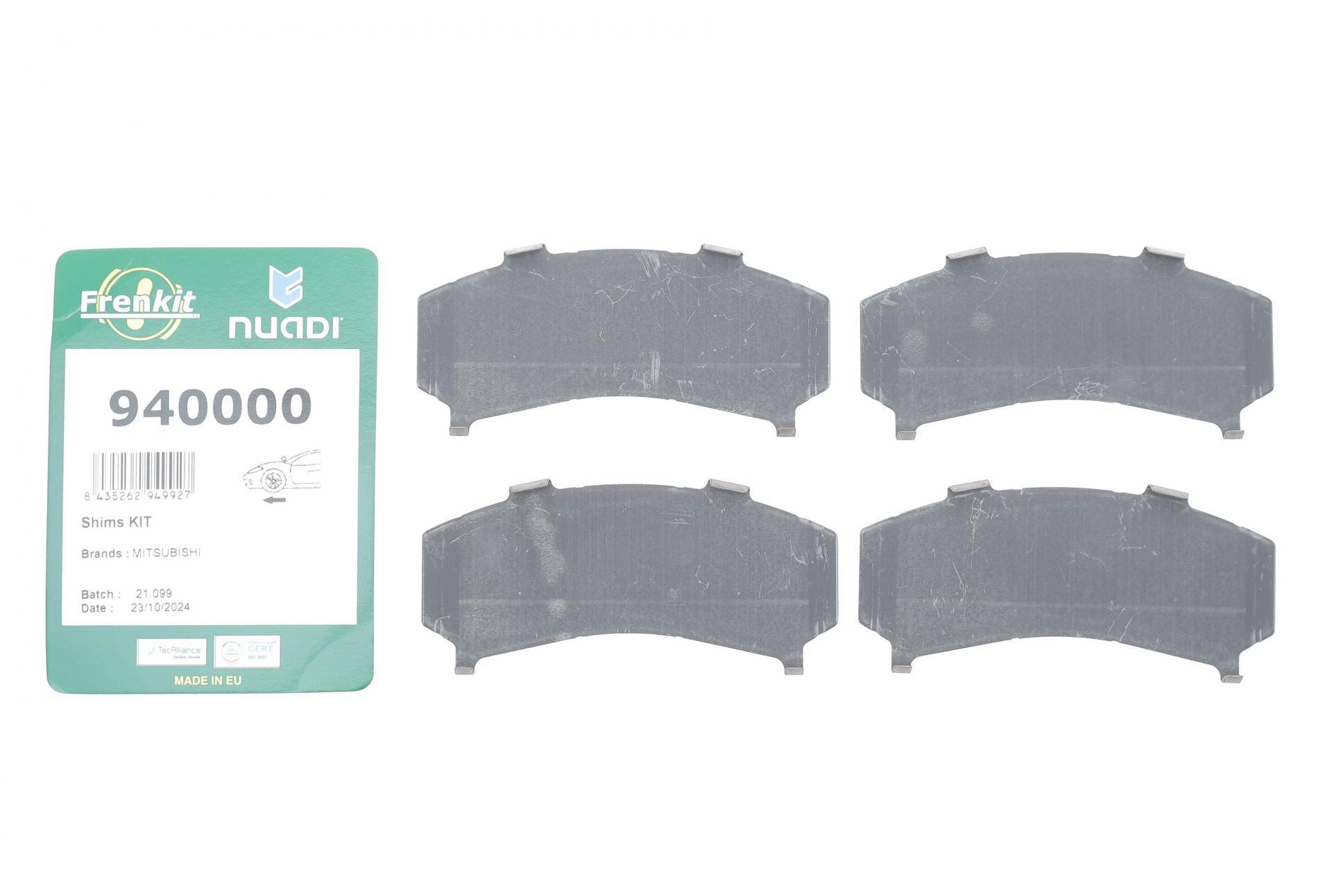 Комплект протискрипних пластин (передніх) Mitsubishi Pajero IV 3.0 4WD 07-