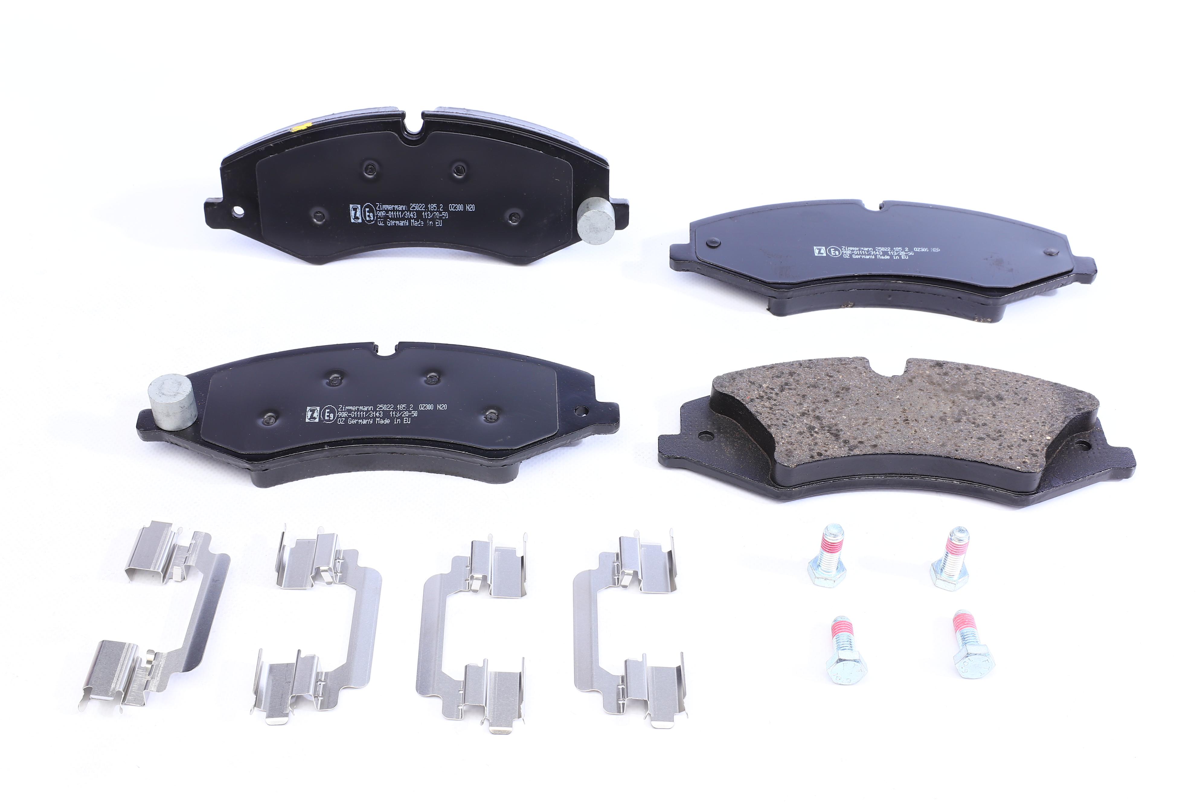 Колодки гальмівні (передні) Land Rover Discovery IV/V/Range Rover 2.0-5.0 4x4 09- (TRW) (з аксес.)