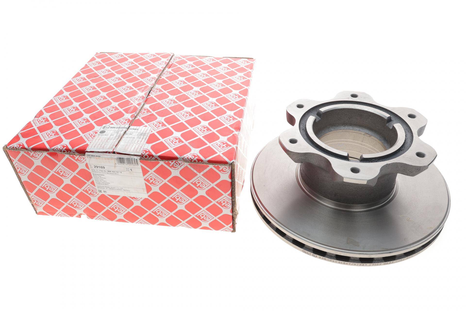 Диск гальмівний (задній) MB Vario 612 (304х30) (+ABS)