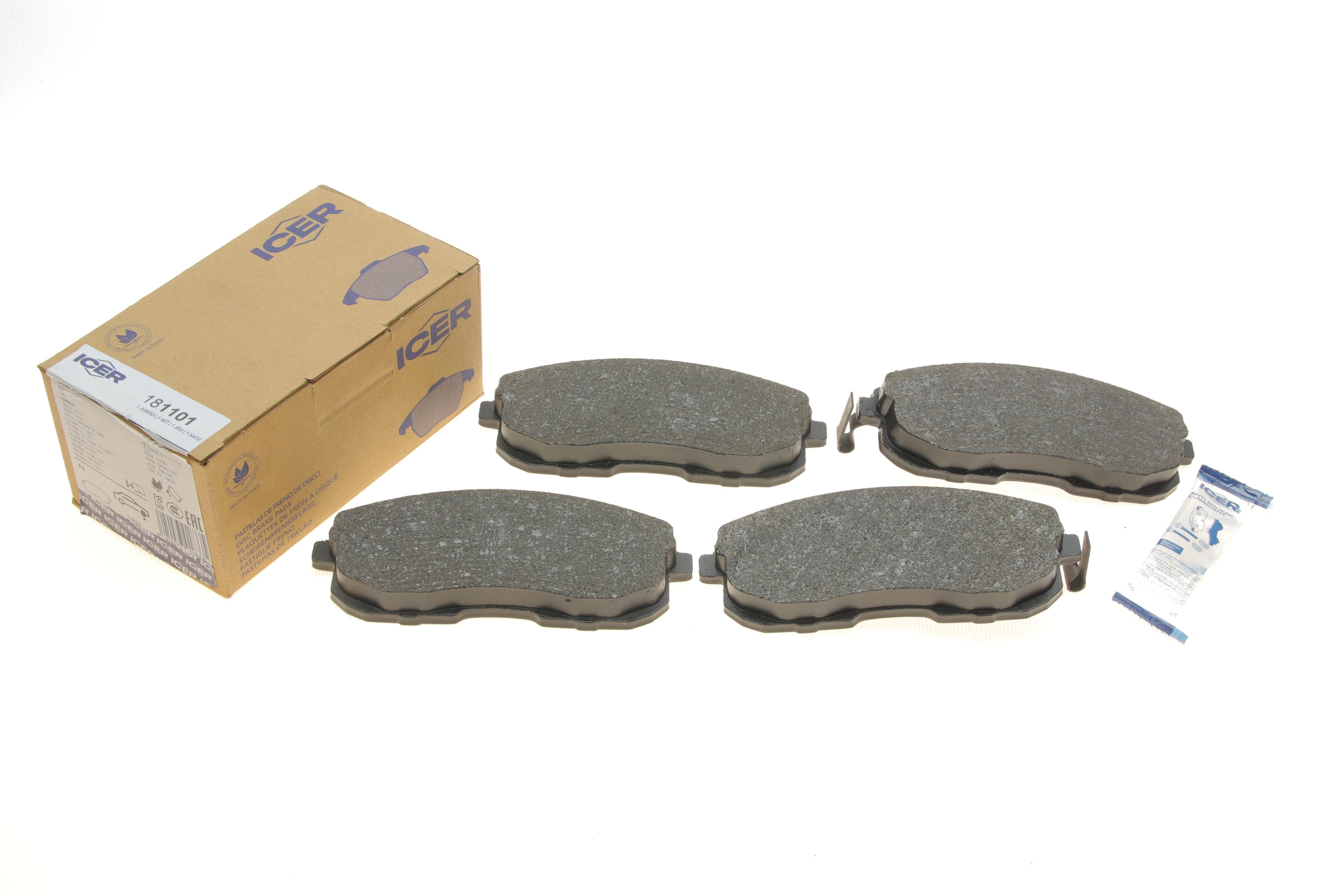 Колодки гальмівні (передні) Nissan Altima/Bluebird/Maxima 88-/Teana 03-13/Tiida 11-/Renault Safrane