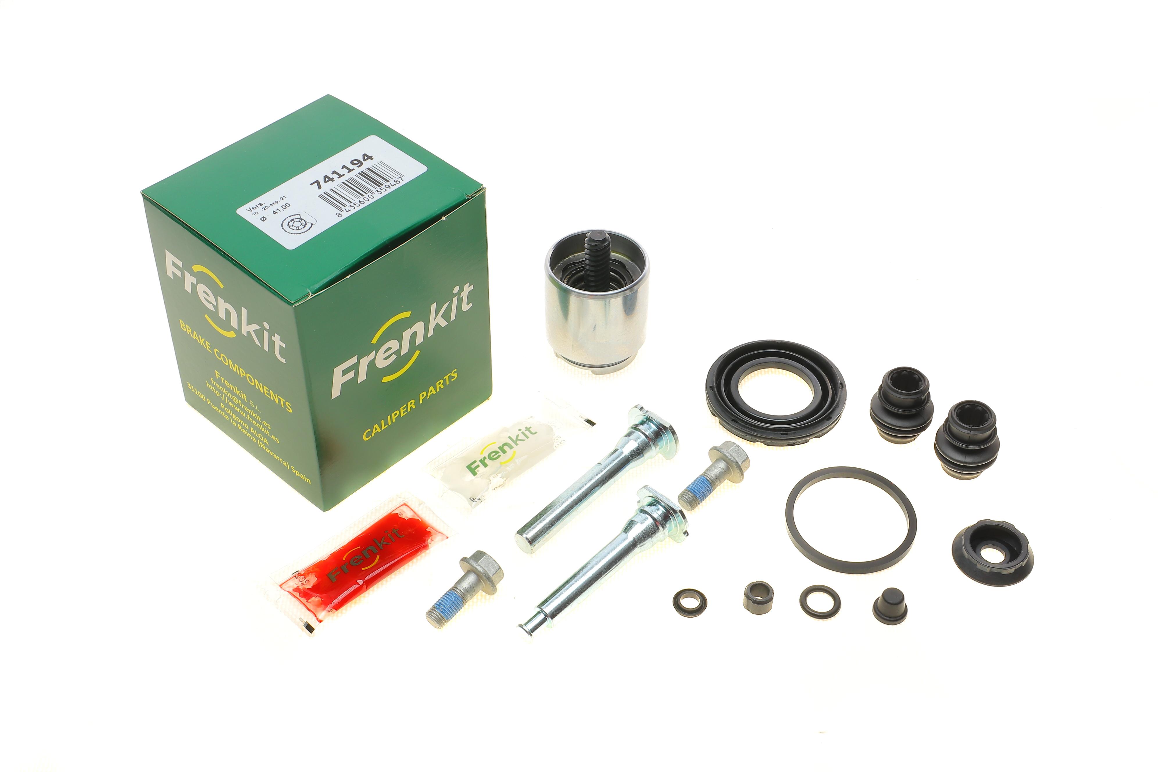 Ремкомплект супорта (заднього) Citroen C4/Peugeot 4008 (d=41mm) (+поршень/направляюча) (Akebono)