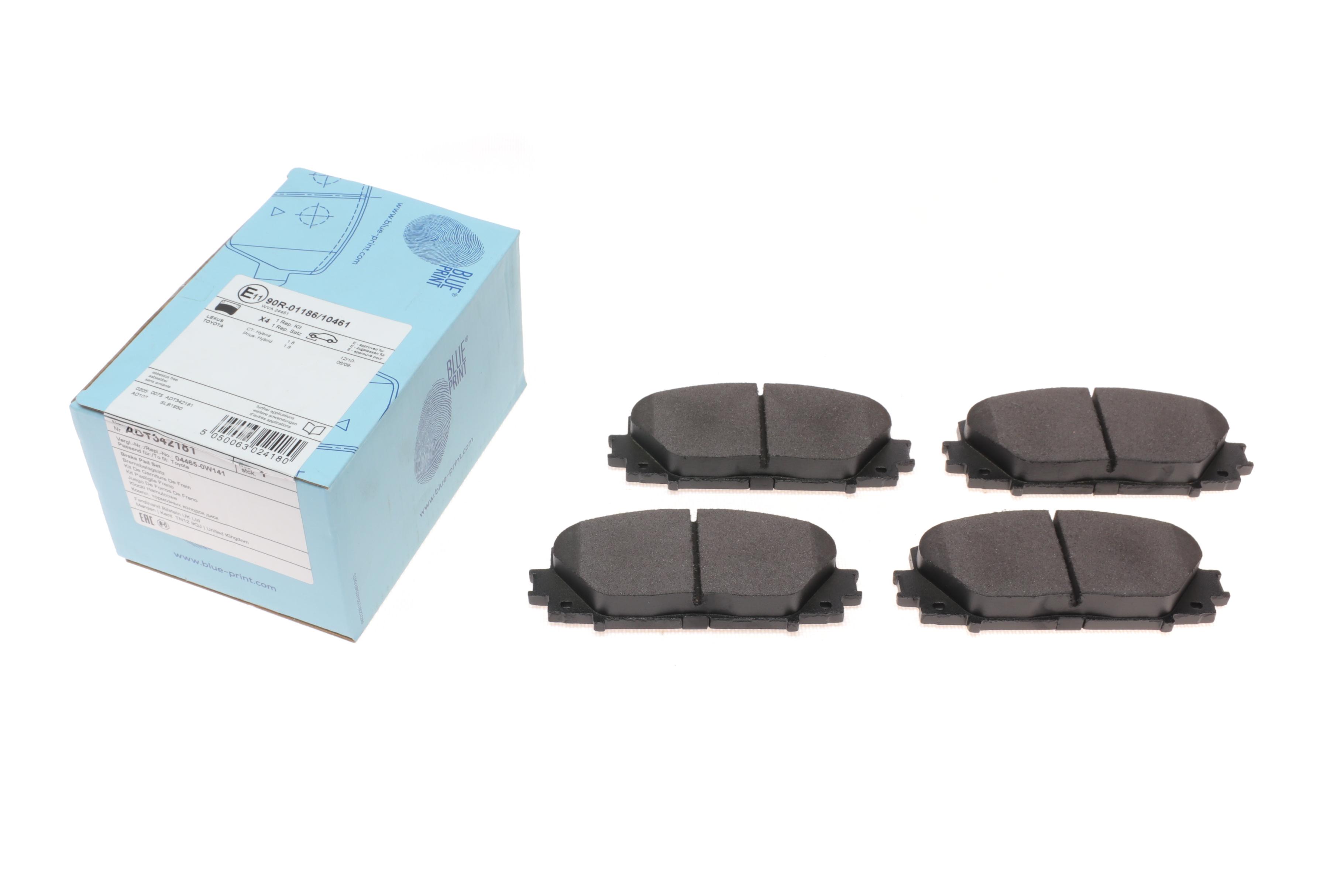 Колодки гальмівні (передні) Toyota Corolla 06/Yaris 05-