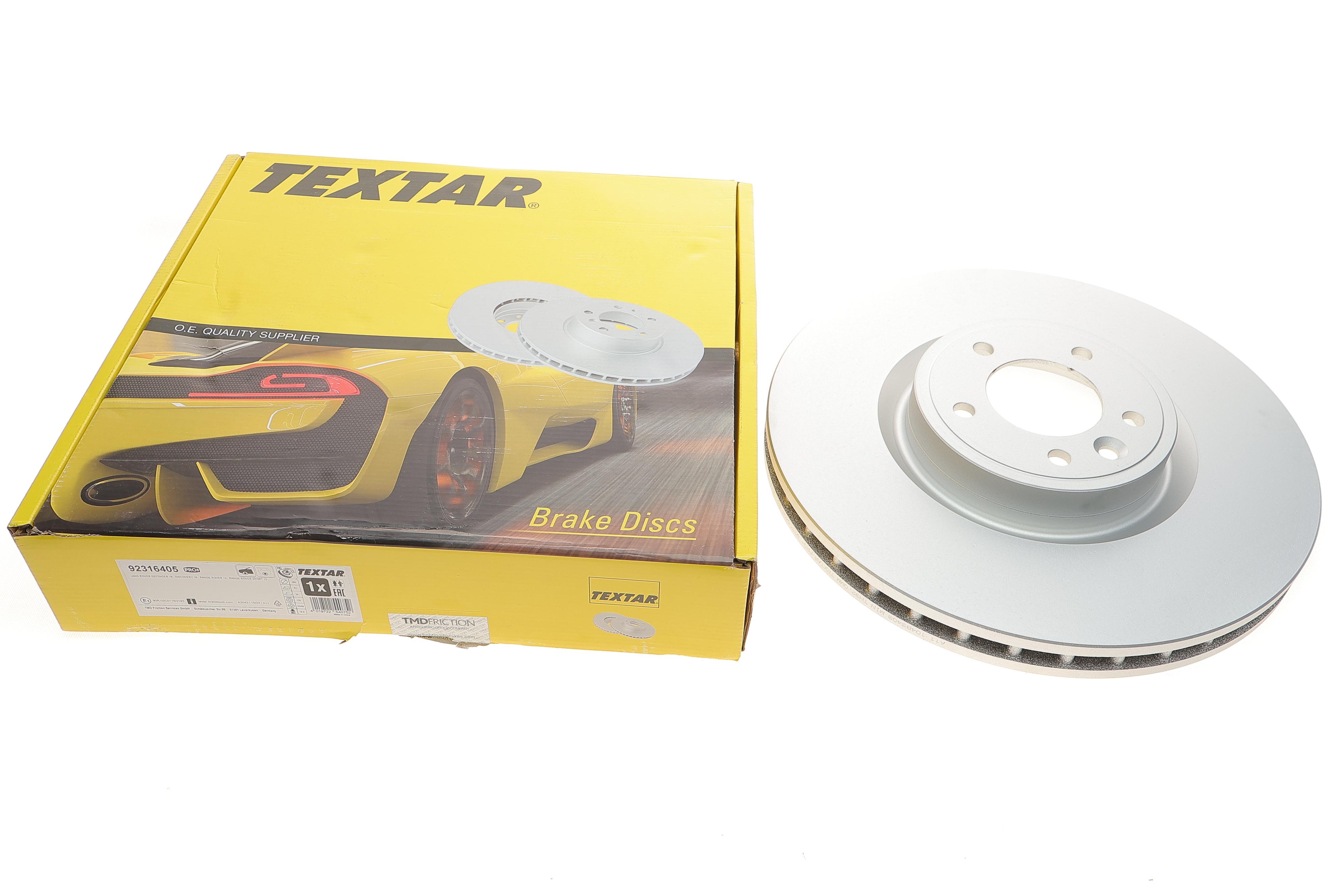 Диск гальмівний (передній) Land Rover Defender 19-/Discovery V 16-/Range Rover 12- (380x34) PRO+