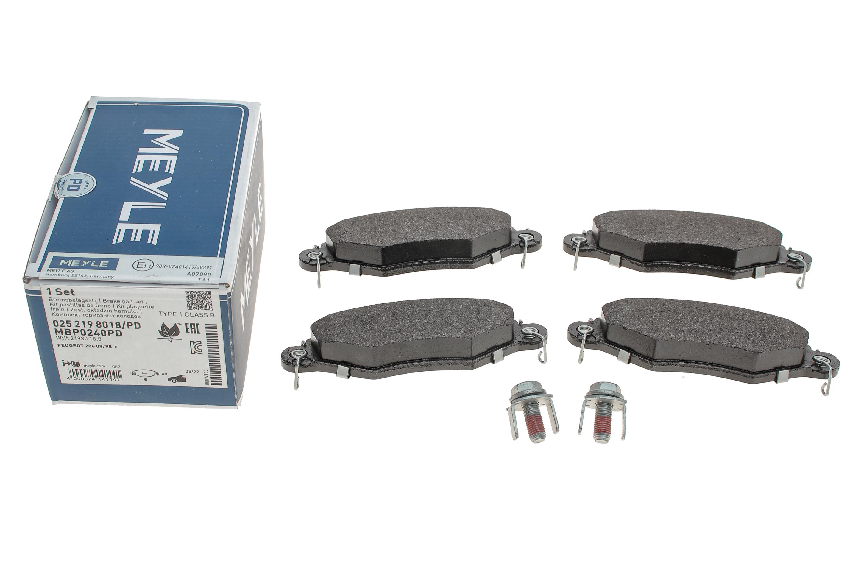 Колодки гальмівні (передні) Renault Kangoo 98- (Bosch) (Platinum)