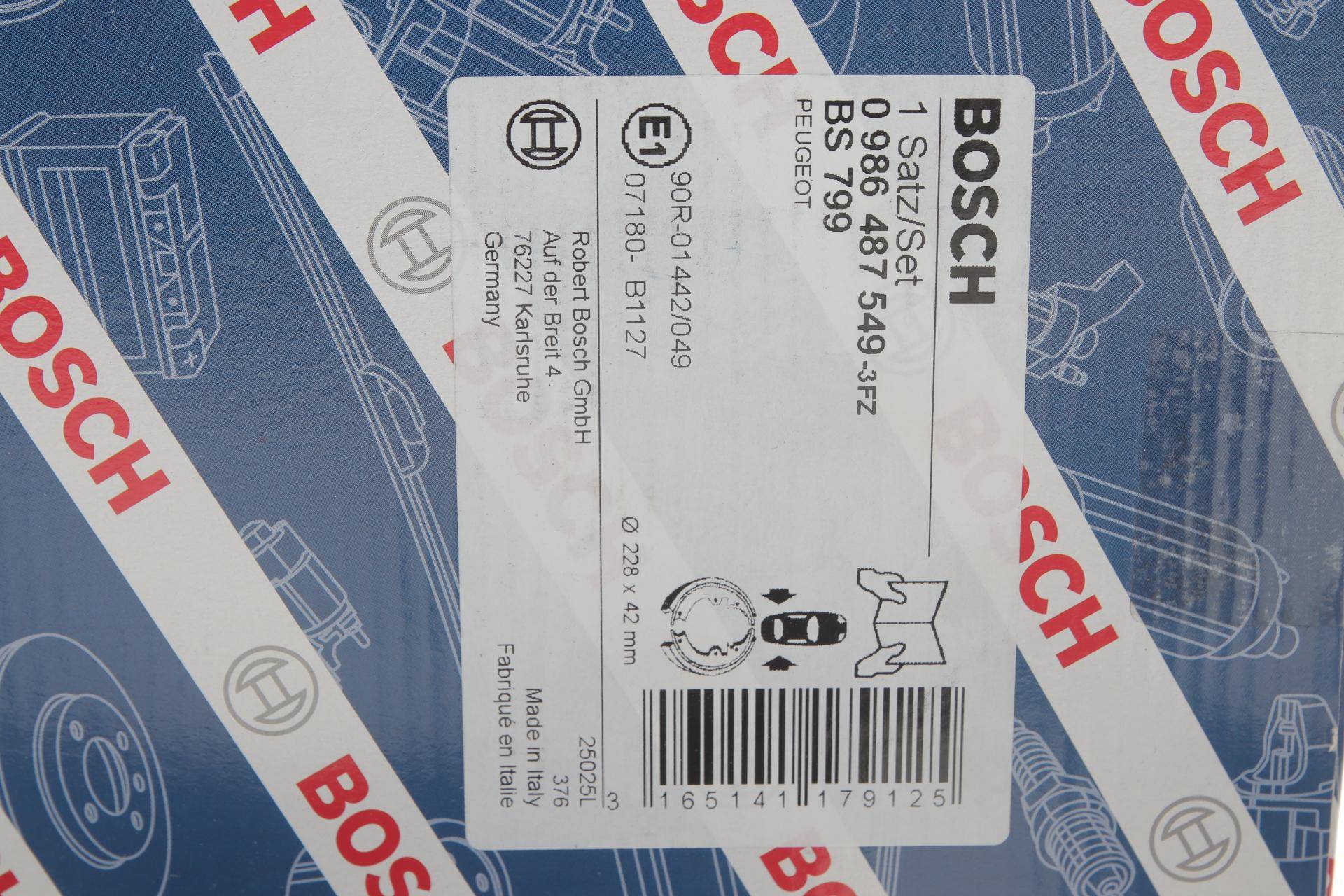 Колодки гальмівні (задні) Peugeot 406 95-04 (барабанні) (228x42)