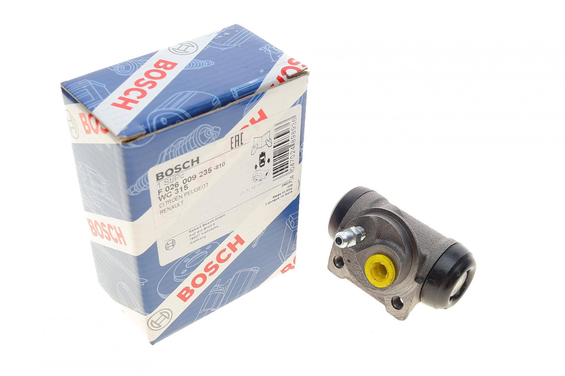 Циліндр гальмівний (задній) Peugeot 206 00- (R) (d=20.64mm)