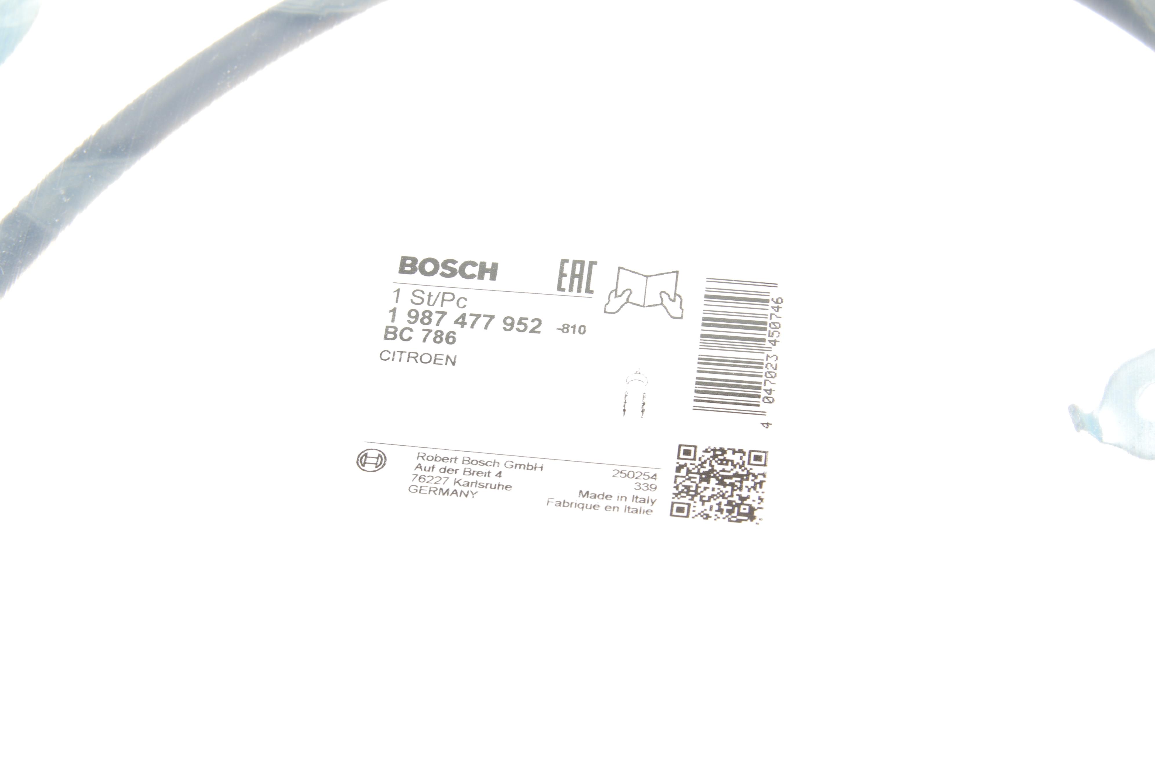 Трос ручника (задній)  (L) Citroen C1/Peugeot 107/Toyota Augo 05-14 (1478/1235mm)