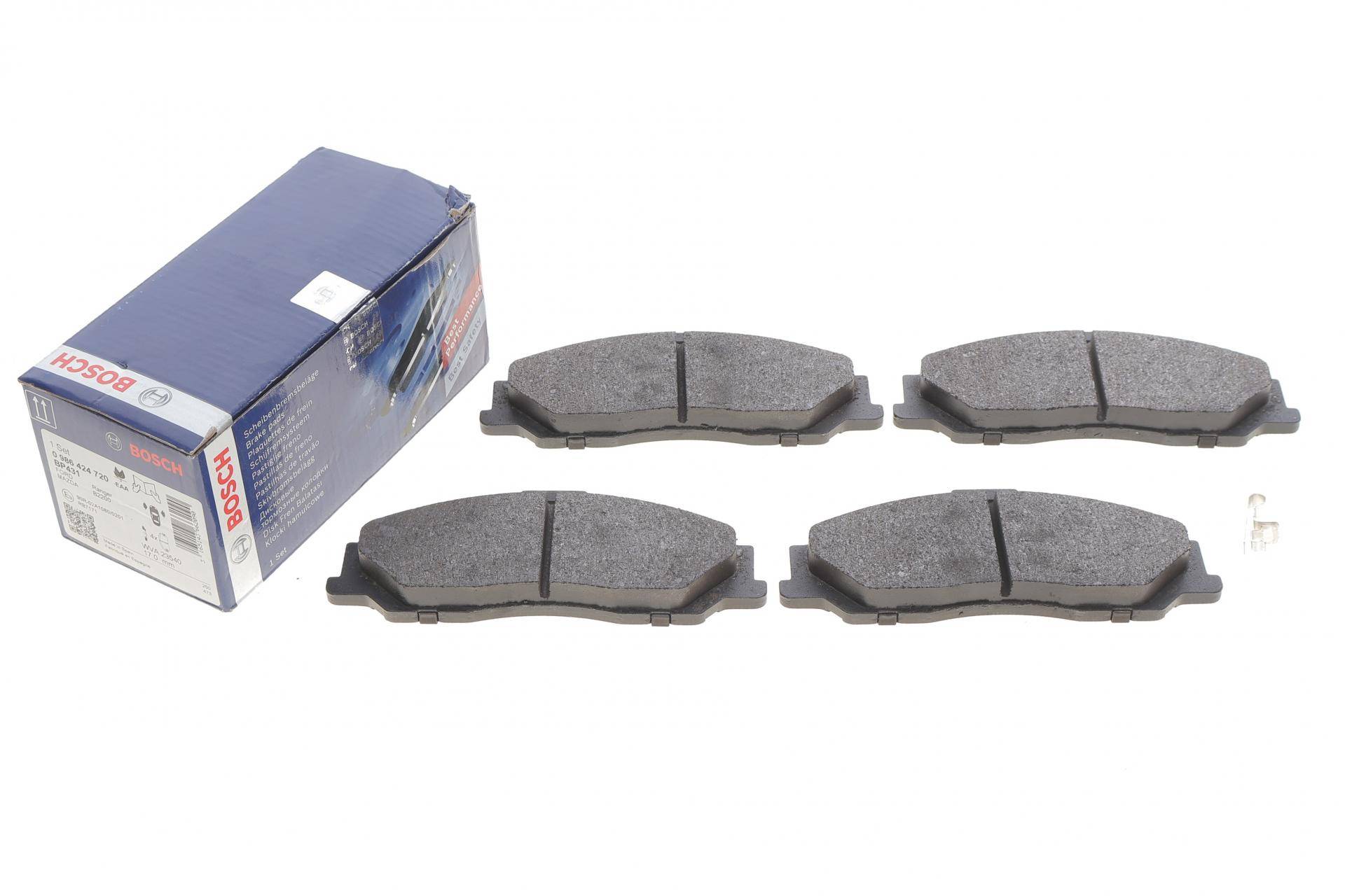 Колодки гальмівні (передні) Ford Ranger 99-12/Mazda B-serie 99-06/BT-50 06-