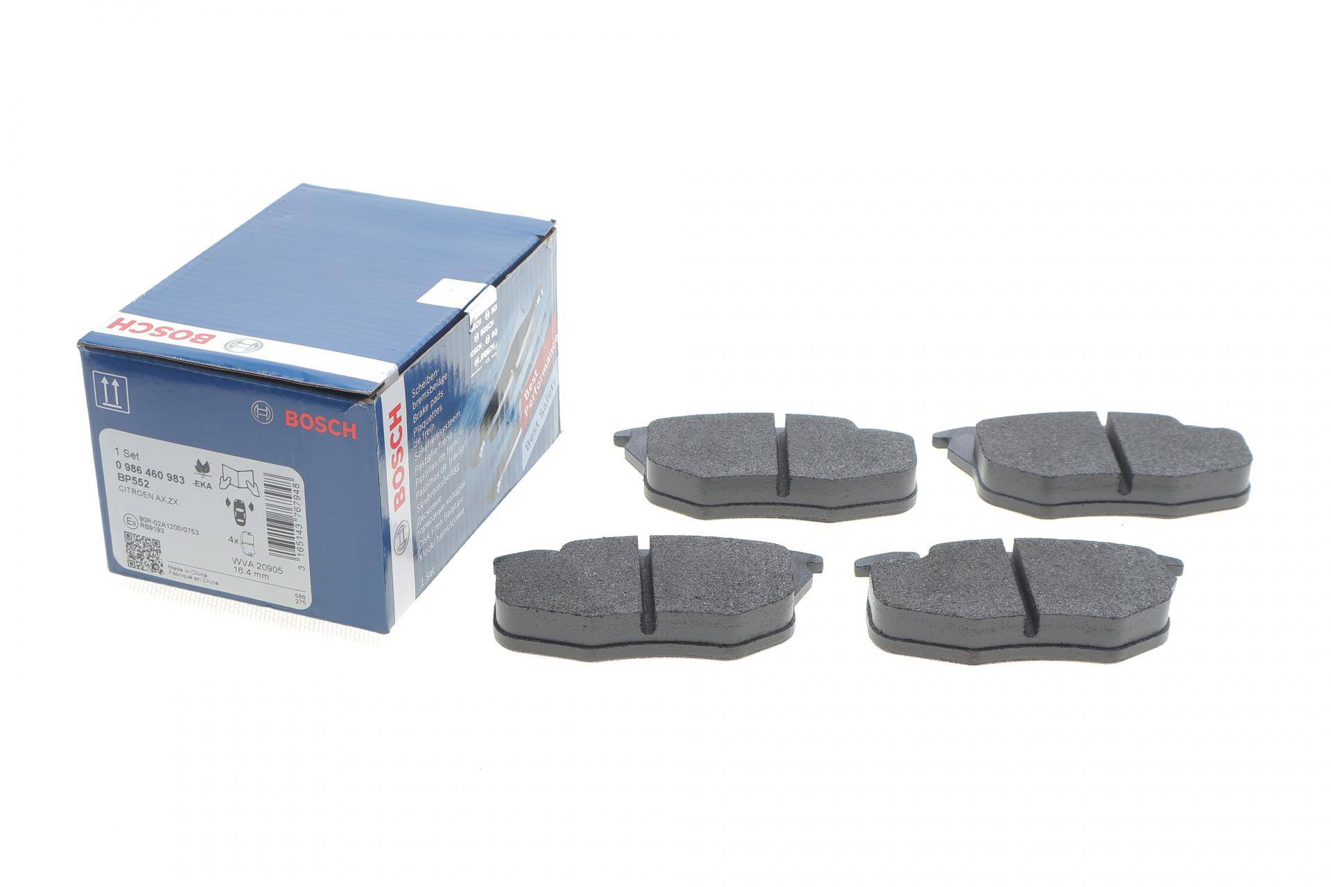 Колодки гальмівні (передні) Peugeot 306 93-02/Citroen AX 88-97/ZX 91-97