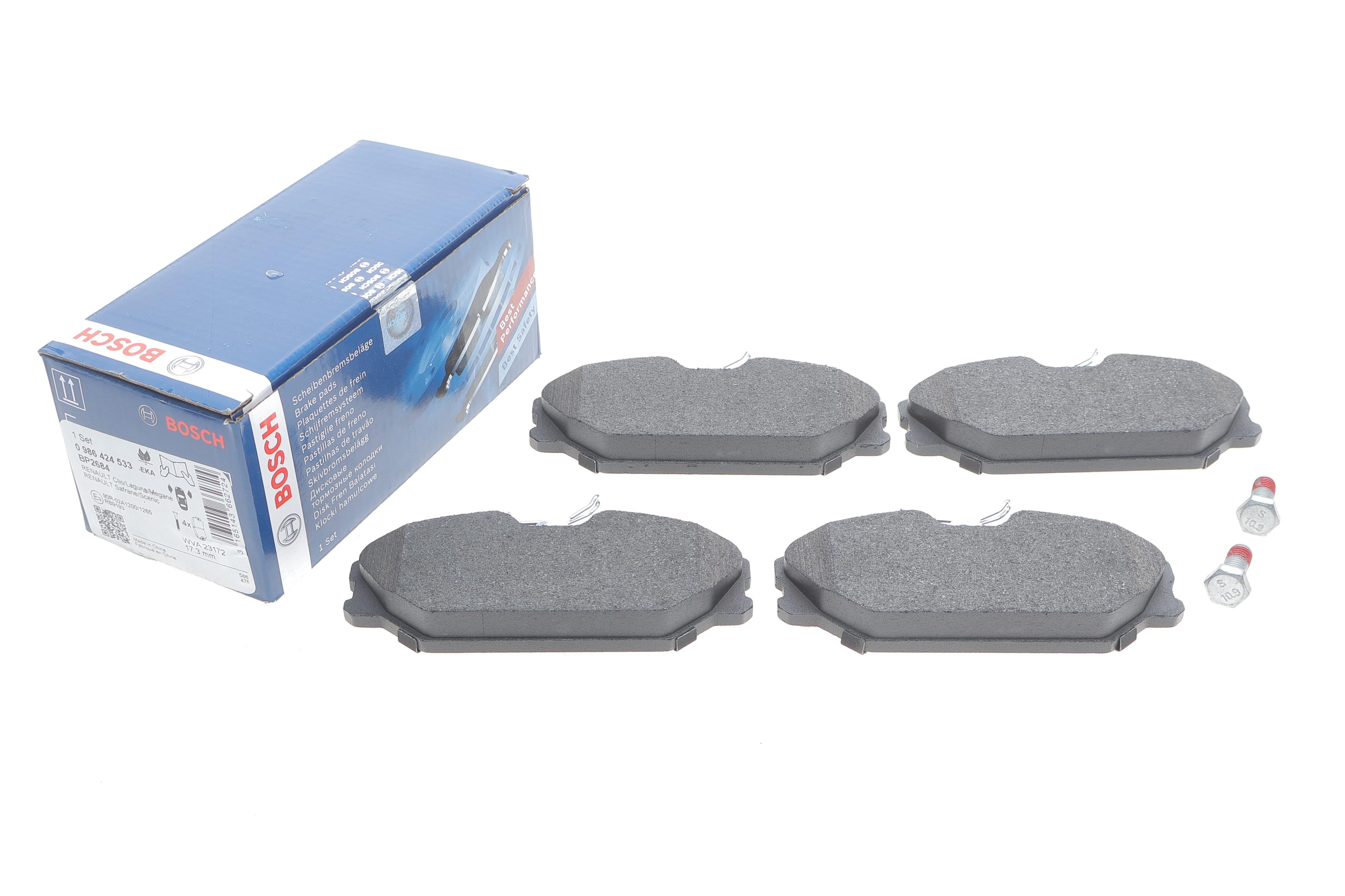 Колодки гальмівні (передні) Renault Clio II 00-09/Laguna 93-01/Megane/Scenic/Safrane 96-03